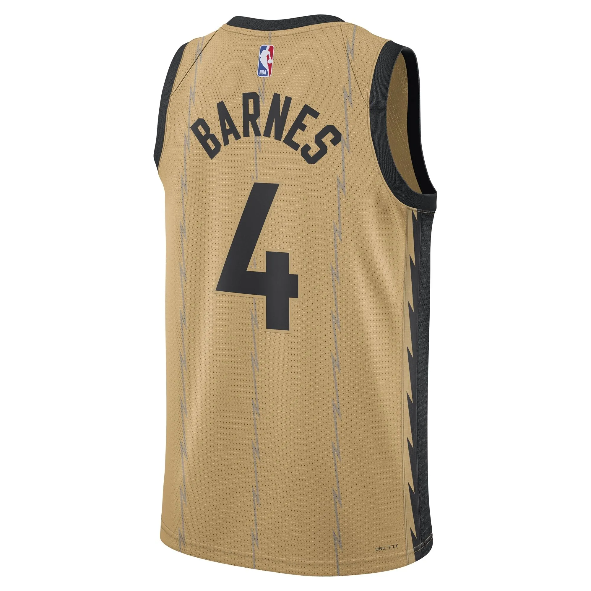 Scottie Barnes Toronto Raptors  Unisex 2023/24 Swingman Jersey - Gold - City Edition