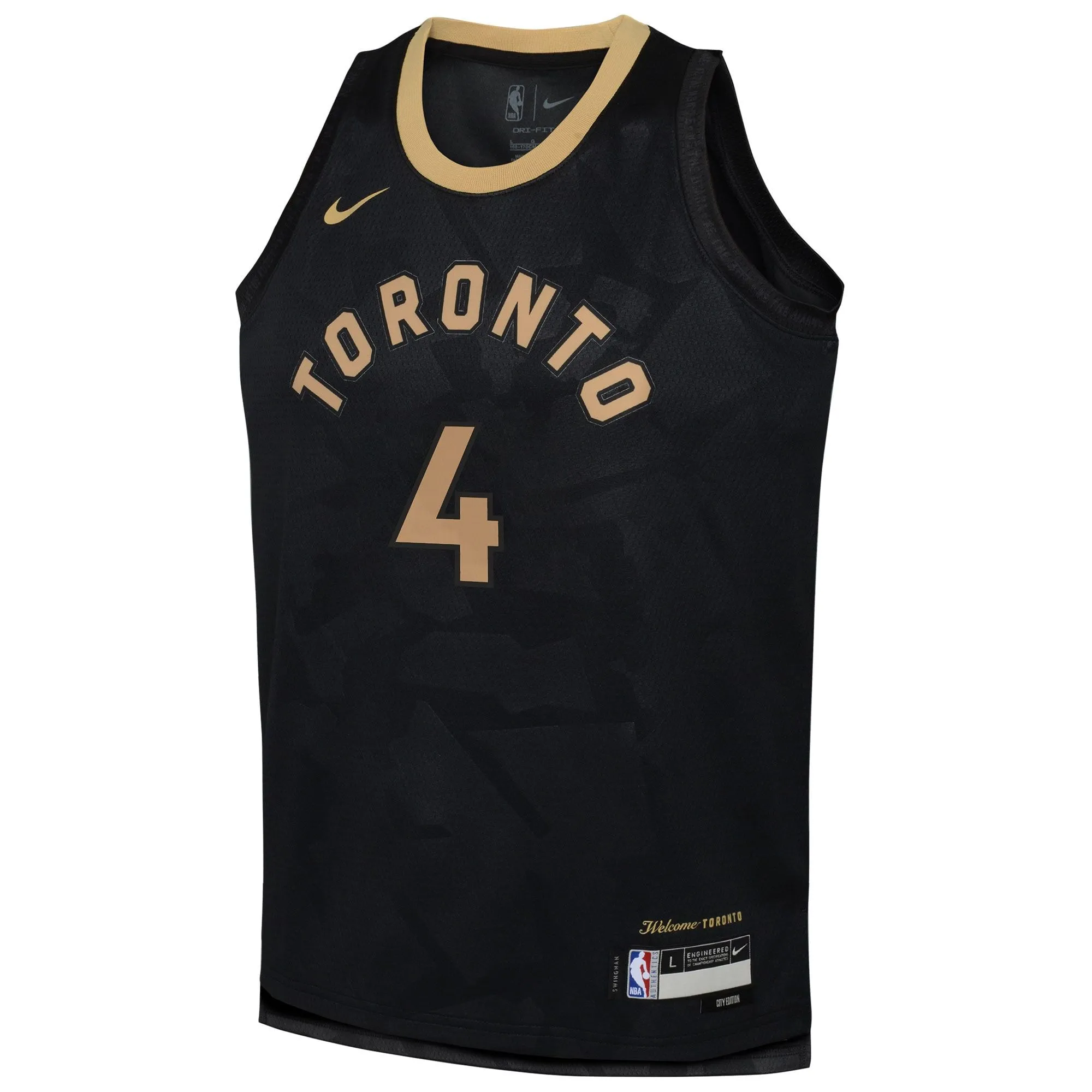 Scottie Barnes Toronto Raptors  Youth 2022/23 Swingman Jersey - City Edition - Black