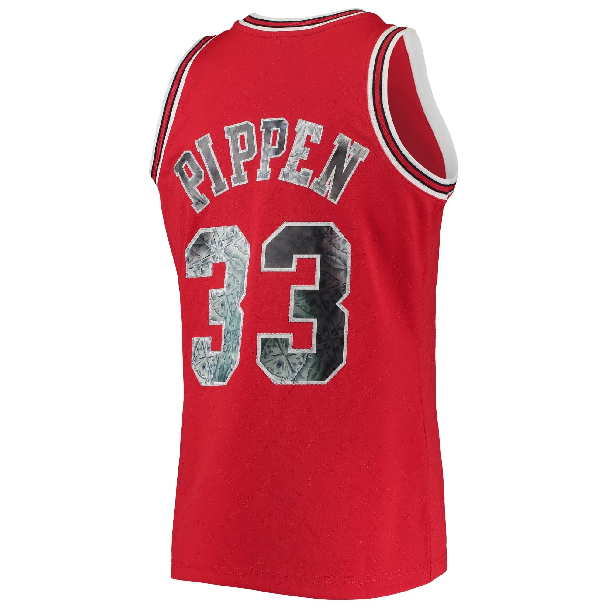 Scottie Pippen Chicago Bulls Mitchell & Ness 1997/98 Hardwood Classics NBA 75th Anniversary Diamond Swingman Jersey - Red