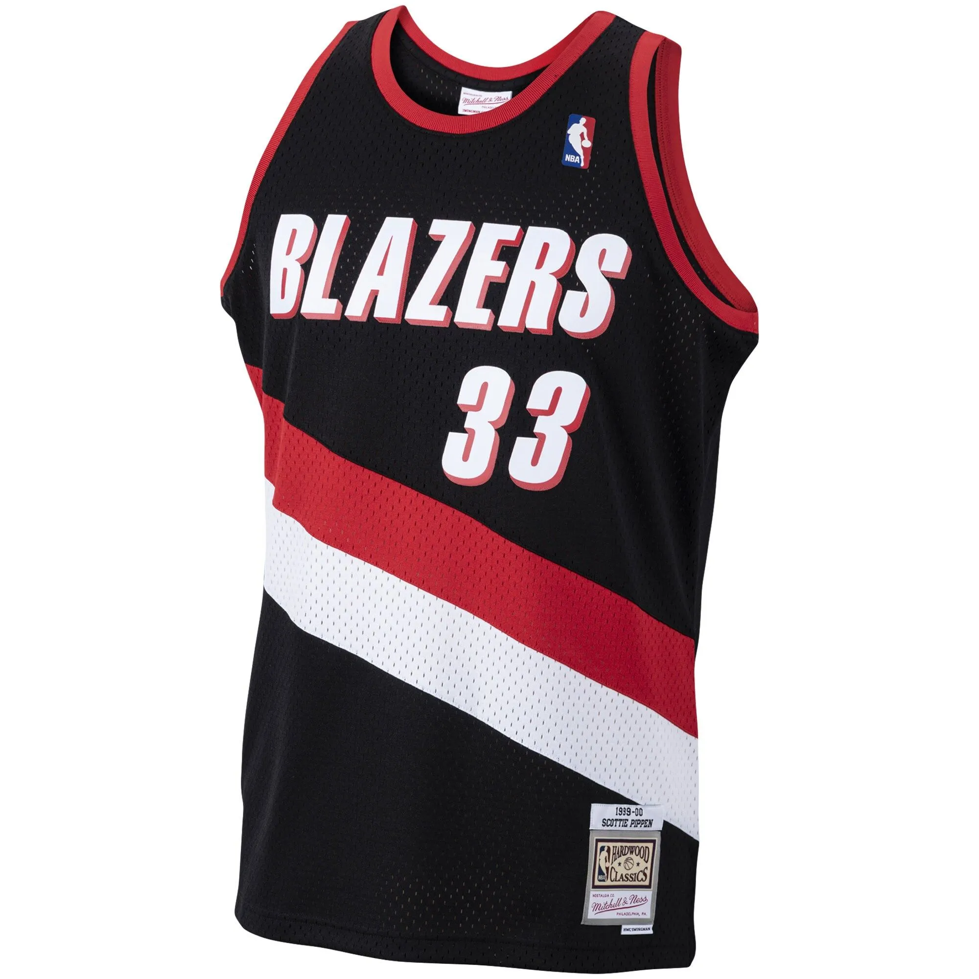 Scottie Pippen Portland Trail Blazers Mitchell & Ness 1999/00 Hardwood Classics Swingman Jersey - Black