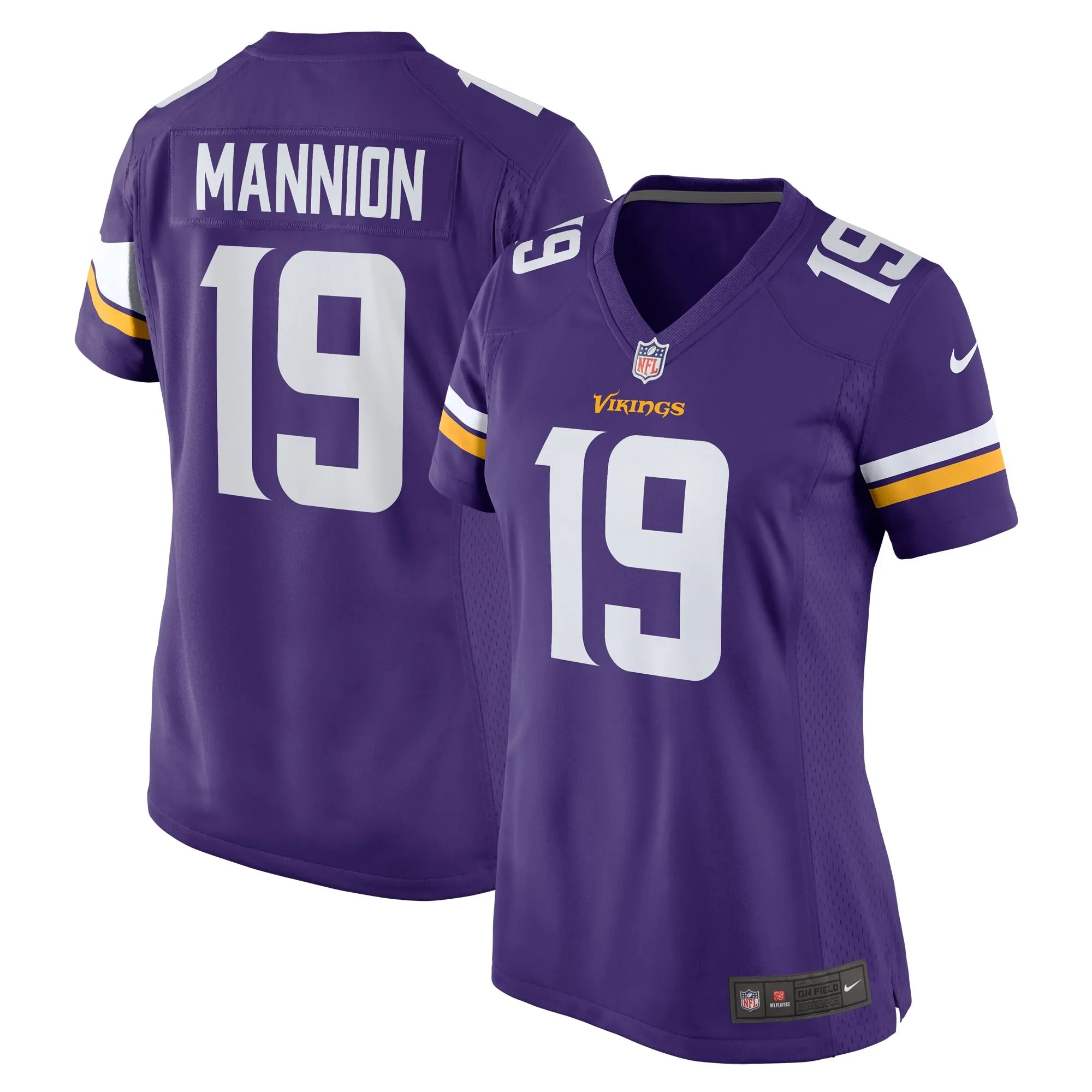 Sean Mannion Minnesota Vikings  Women's  Game Jersey -  Purple