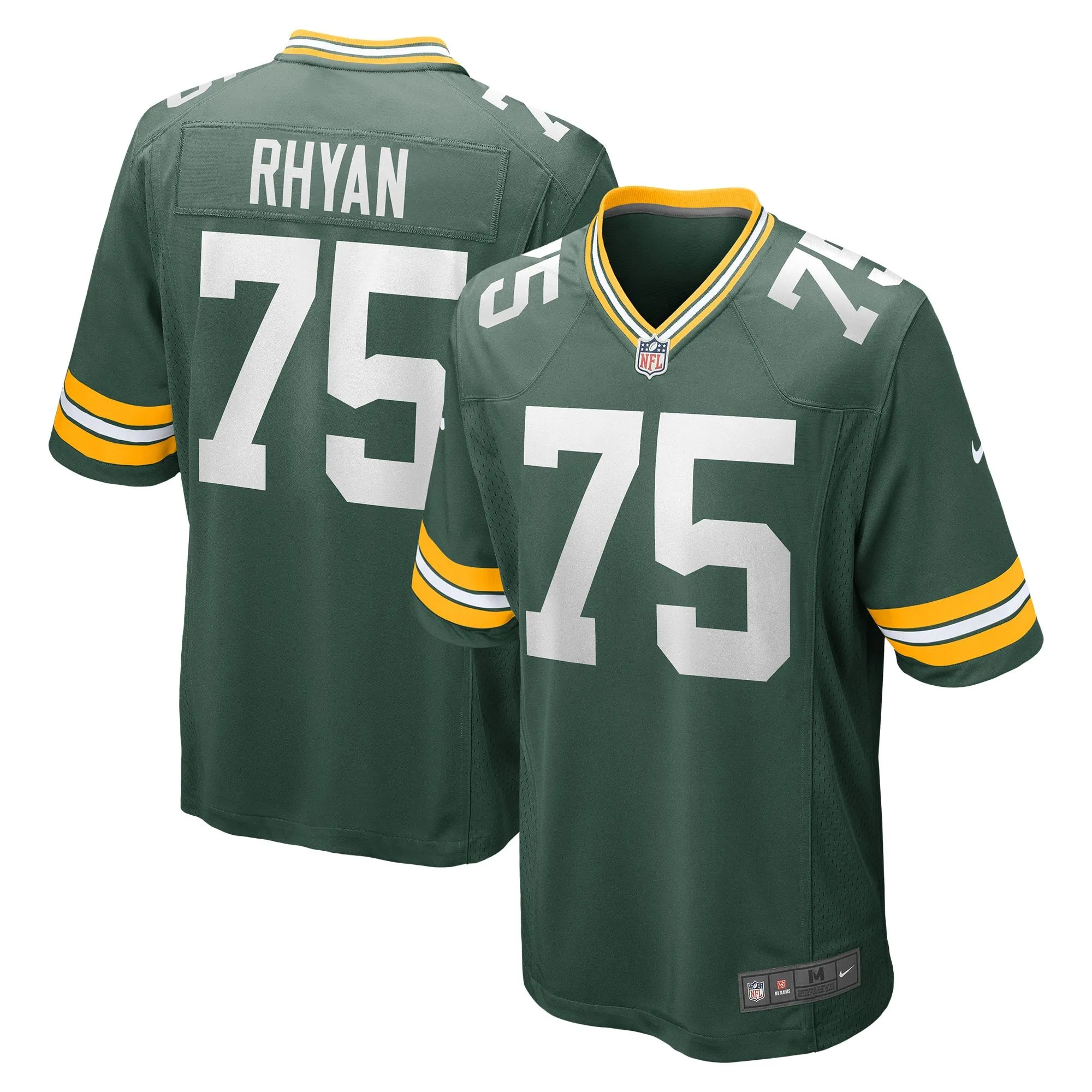 Sean Rhyan Green Bay Packers  Game Player Jersey - Green