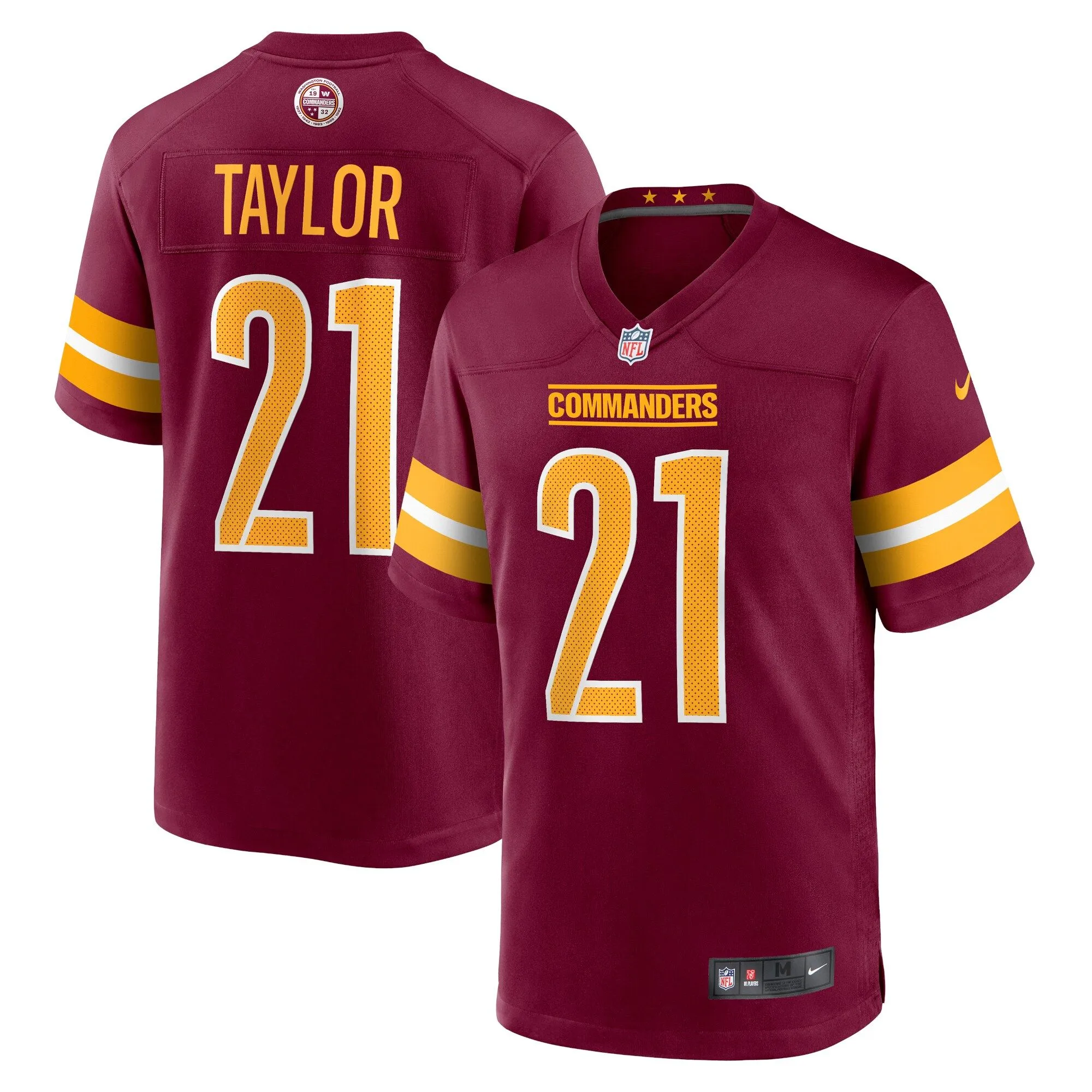 Sean Taylor Washington Commanders  Retired Player Game Jersey - Burgundy