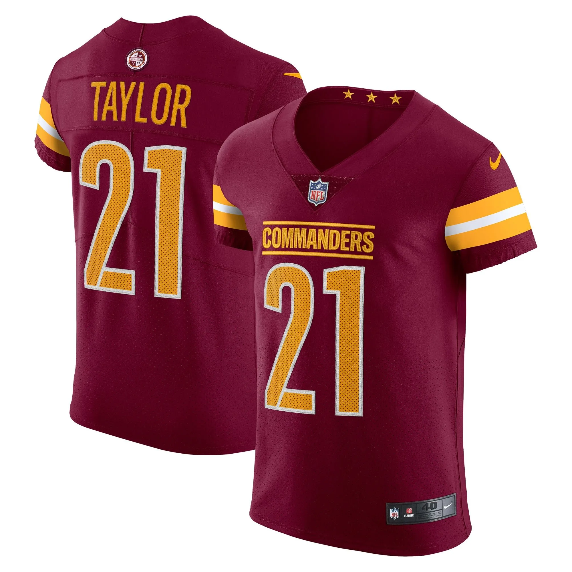 Sean Taylor Washington Commanders  Vapor Elite Retired Player Jersey - Burgundy