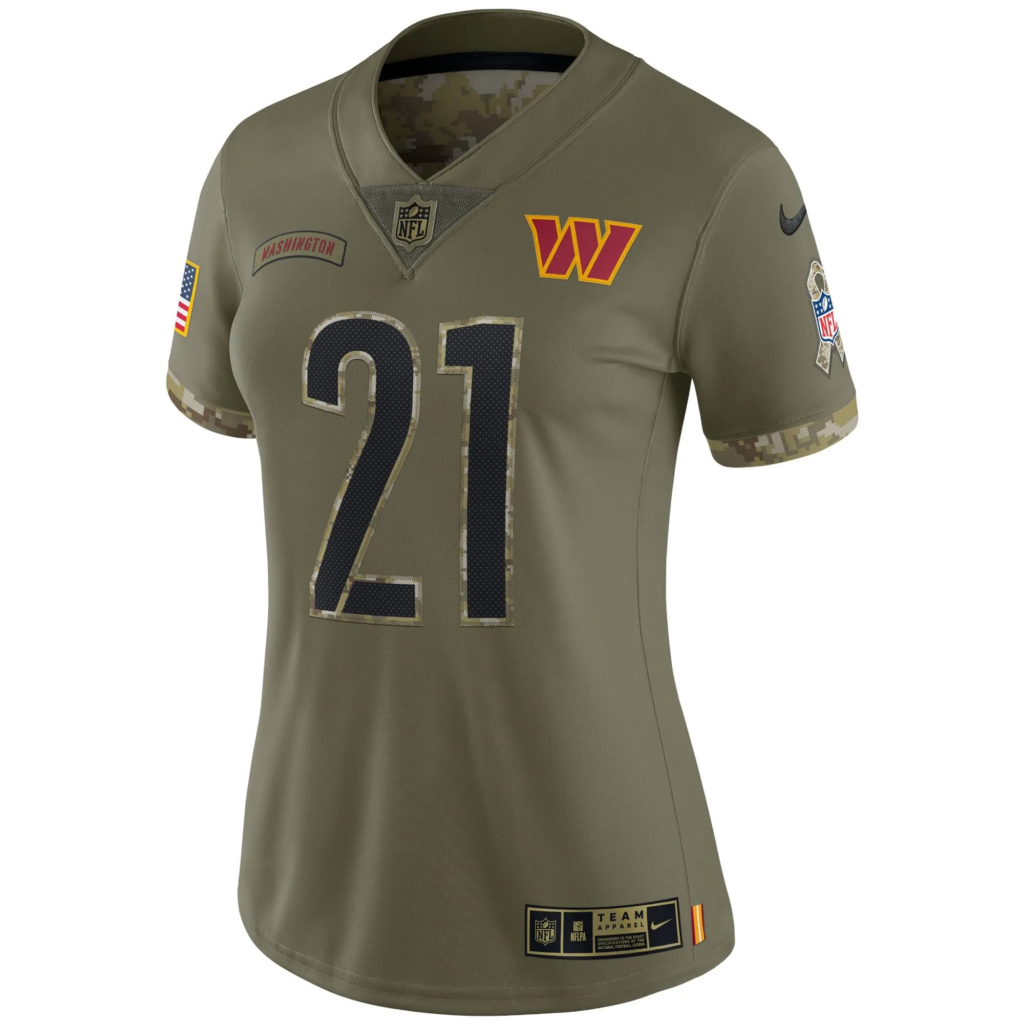 Sean Taylor Washington Commanders  Women's 2022 Salute To Service Retired Player Limited Jersey - Olive