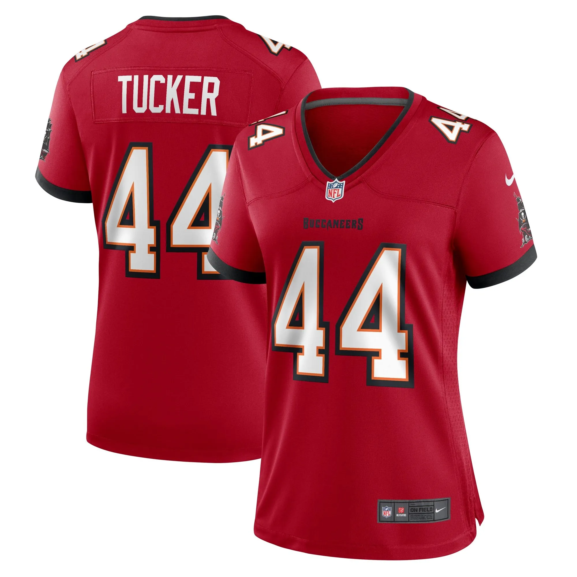 Sean Tucker Tampa Bay Buccaneers  Women's  Game Jersey -  Red