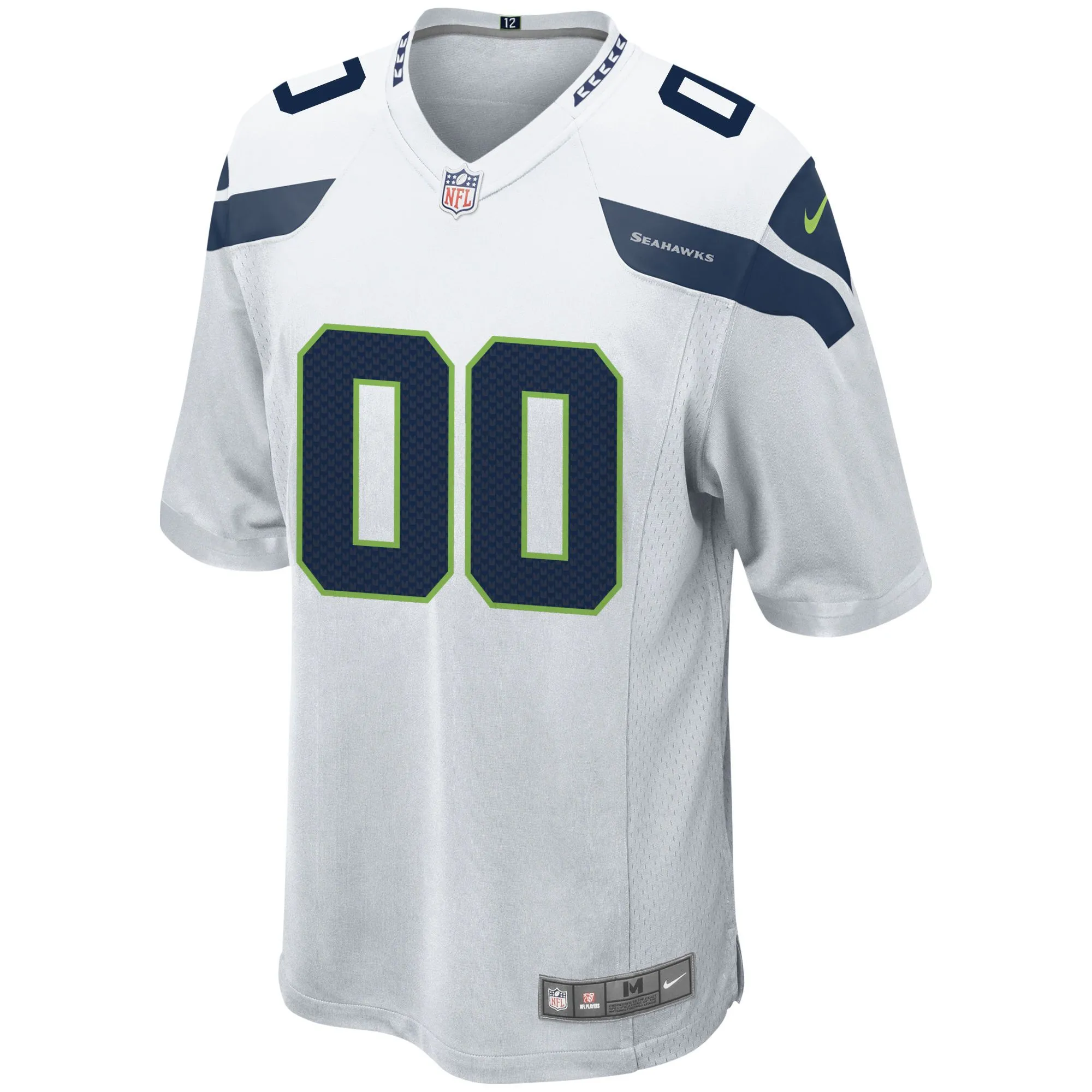 Seattle Seahawks  Custom Game Jersey - White