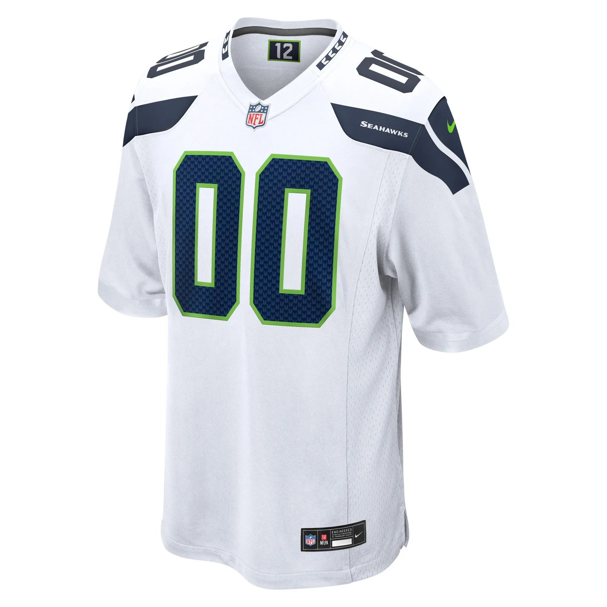 Seattle Seahawks  Custom Game Jersey - White