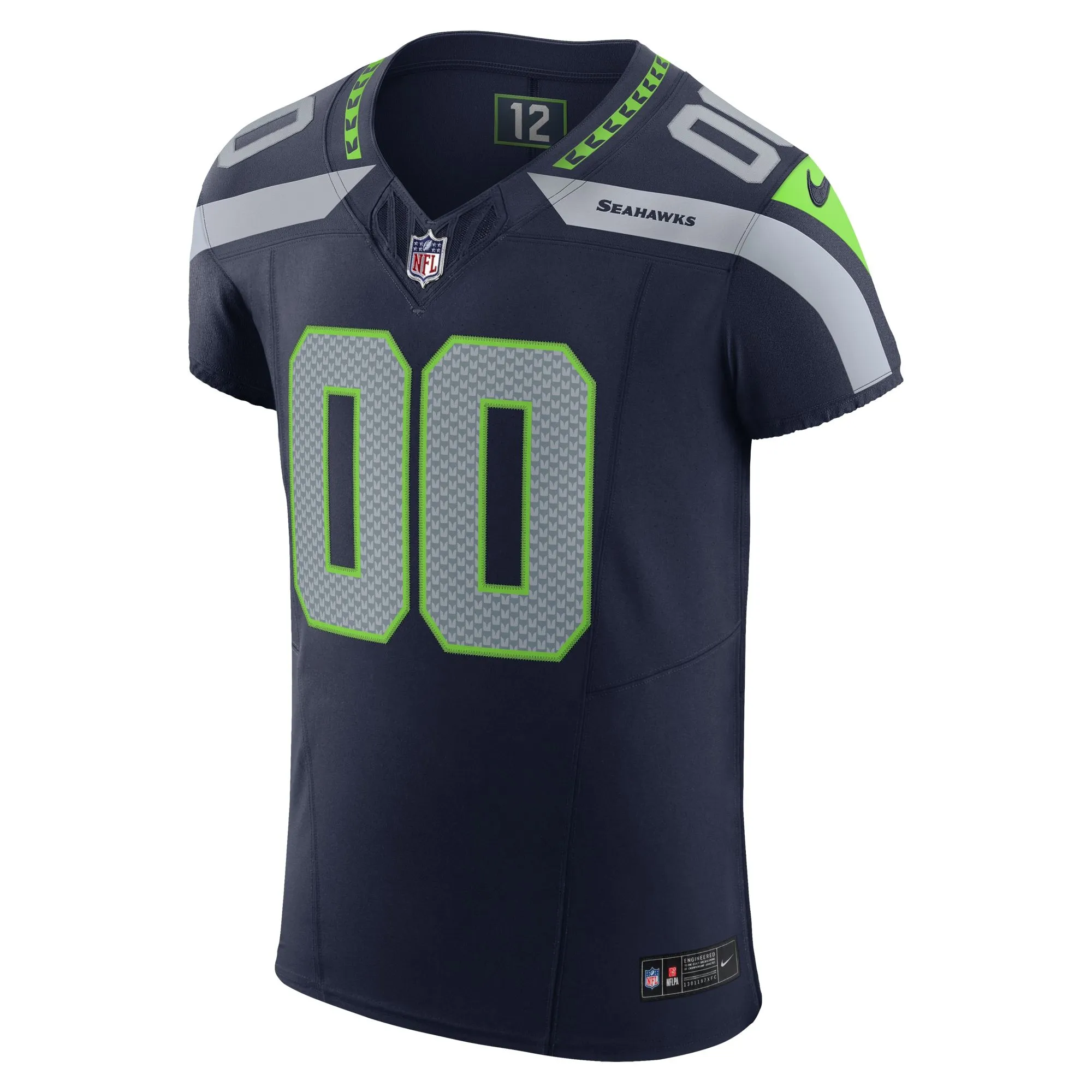 Seattle Seahawks  Vapor F.U.S.E. Elite Custom Jersey - College Navy