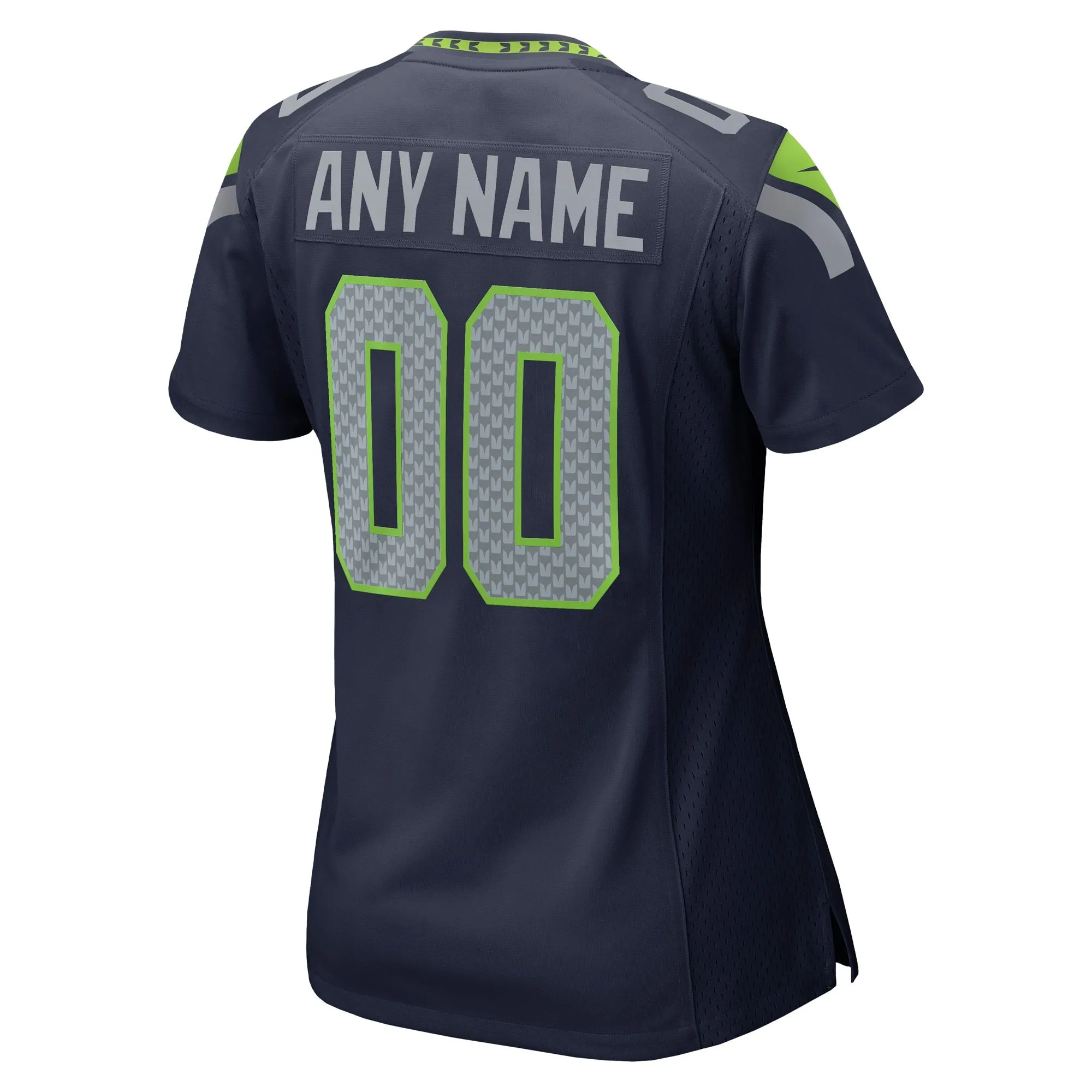 Seattle Seahawks  Women's Custom Game Jersey - College Navy