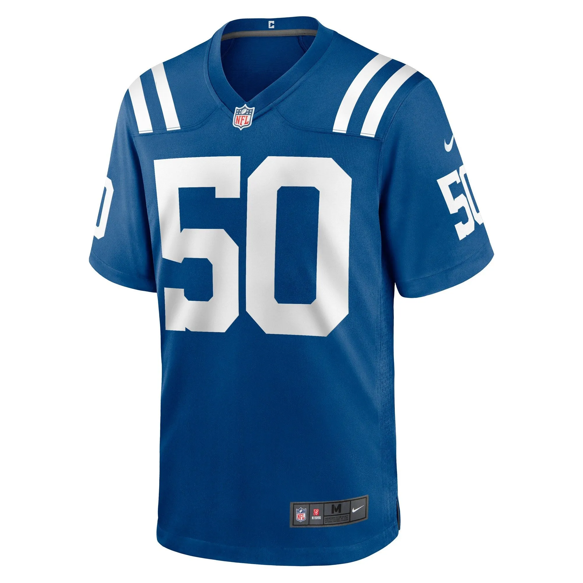 Segun Olubi Indianapolis Colts  Game Player Jersey - Royal