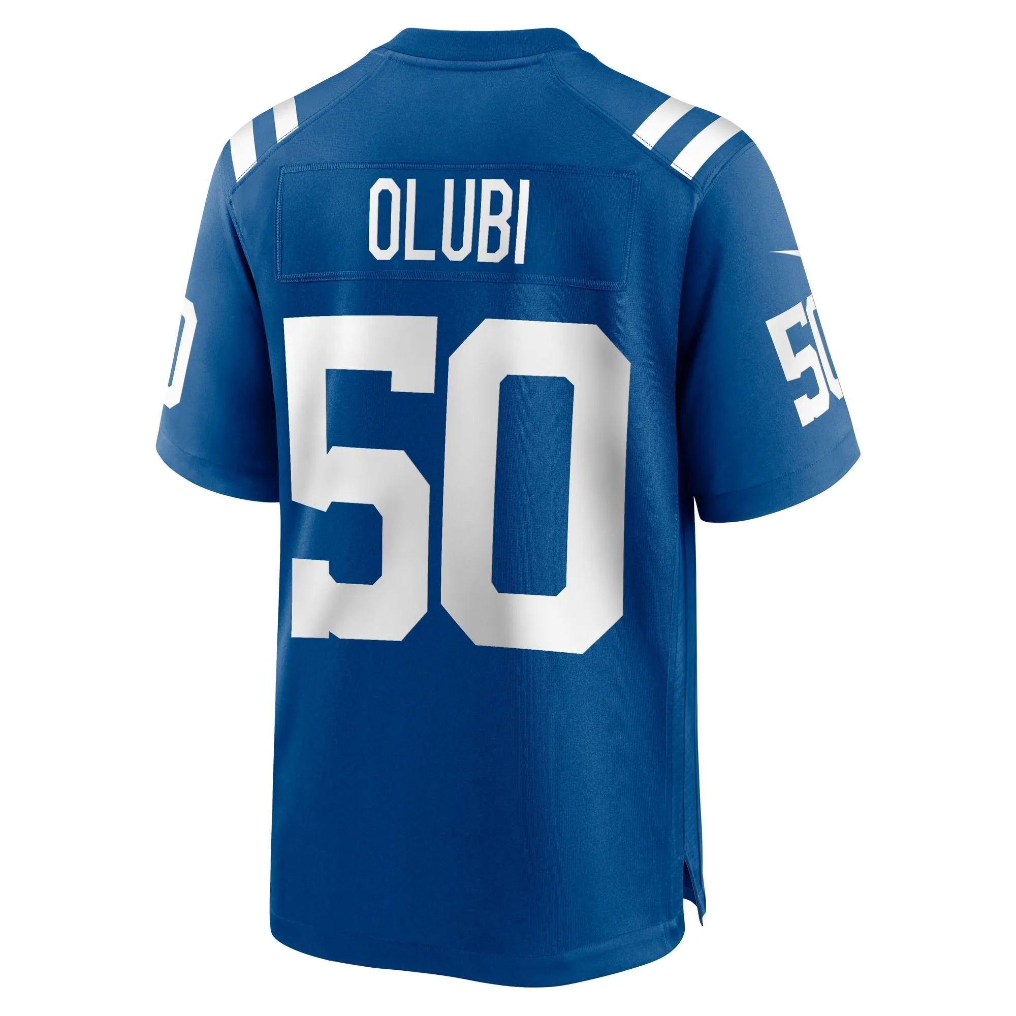 Segun Olubi Indianapolis Colts  Game Player Jersey - Royal