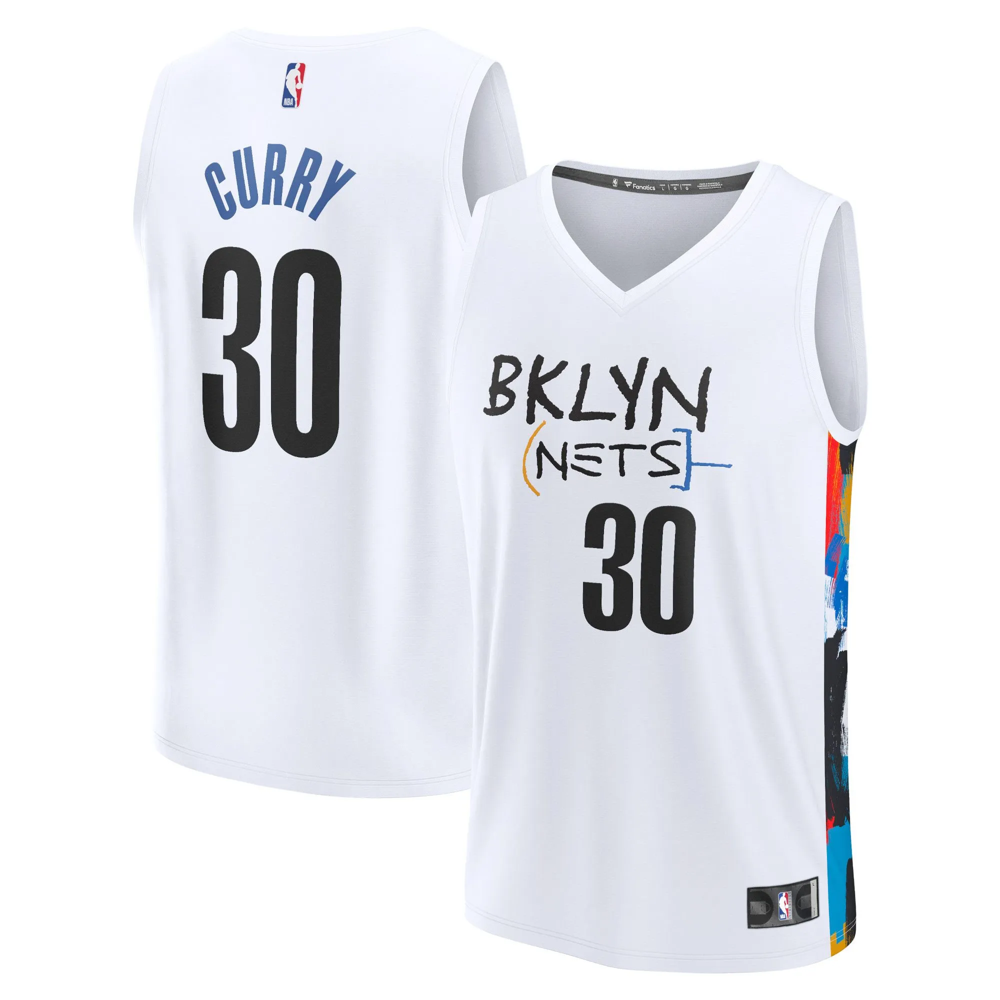 Seth Curry Brooklyn Nets Fanatics Branded Fastbreak Jersey - City Edition - White