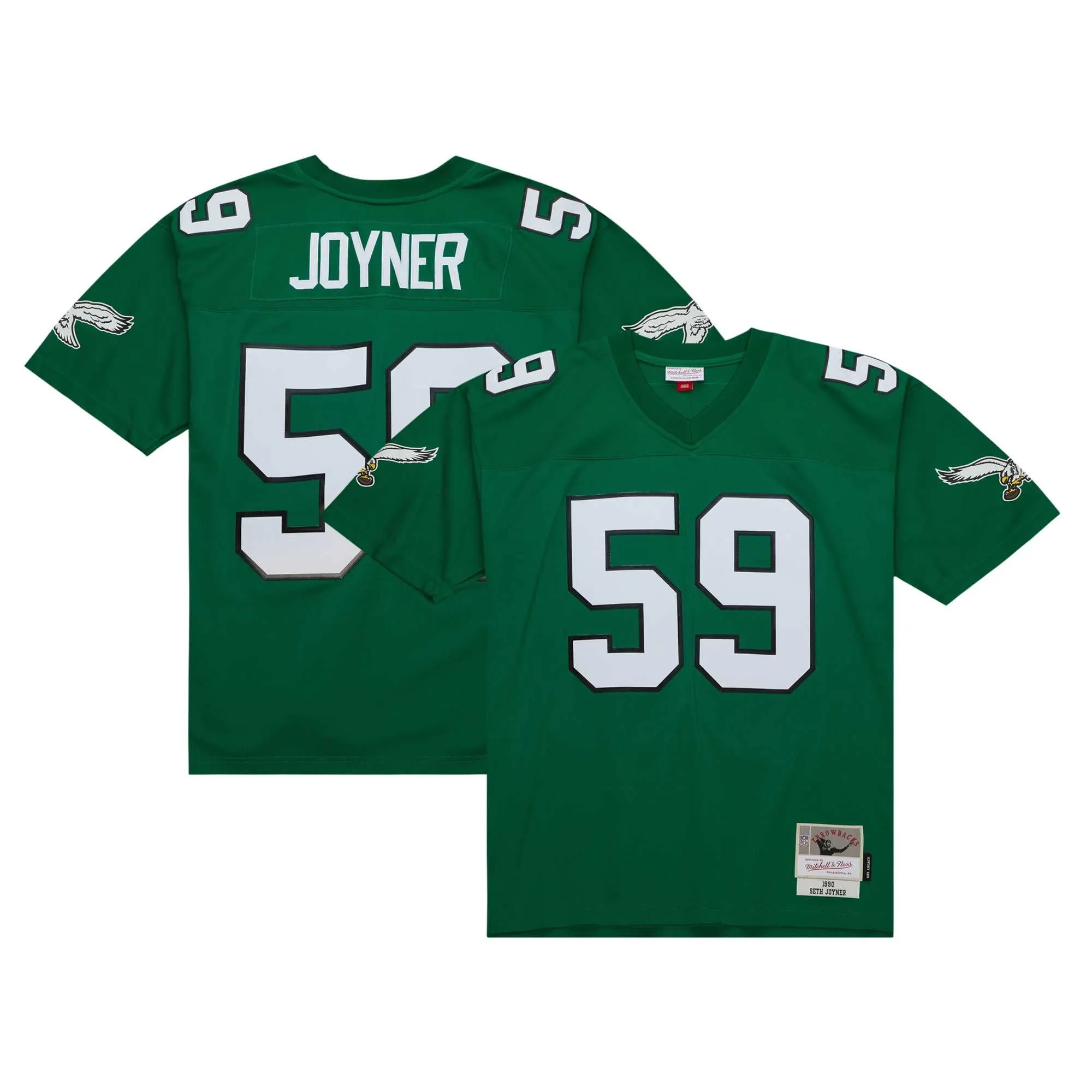 Seth Joyner Philadelphia Eagles Mitchell & Ness Legacy Replica Jersey - Kelly Green