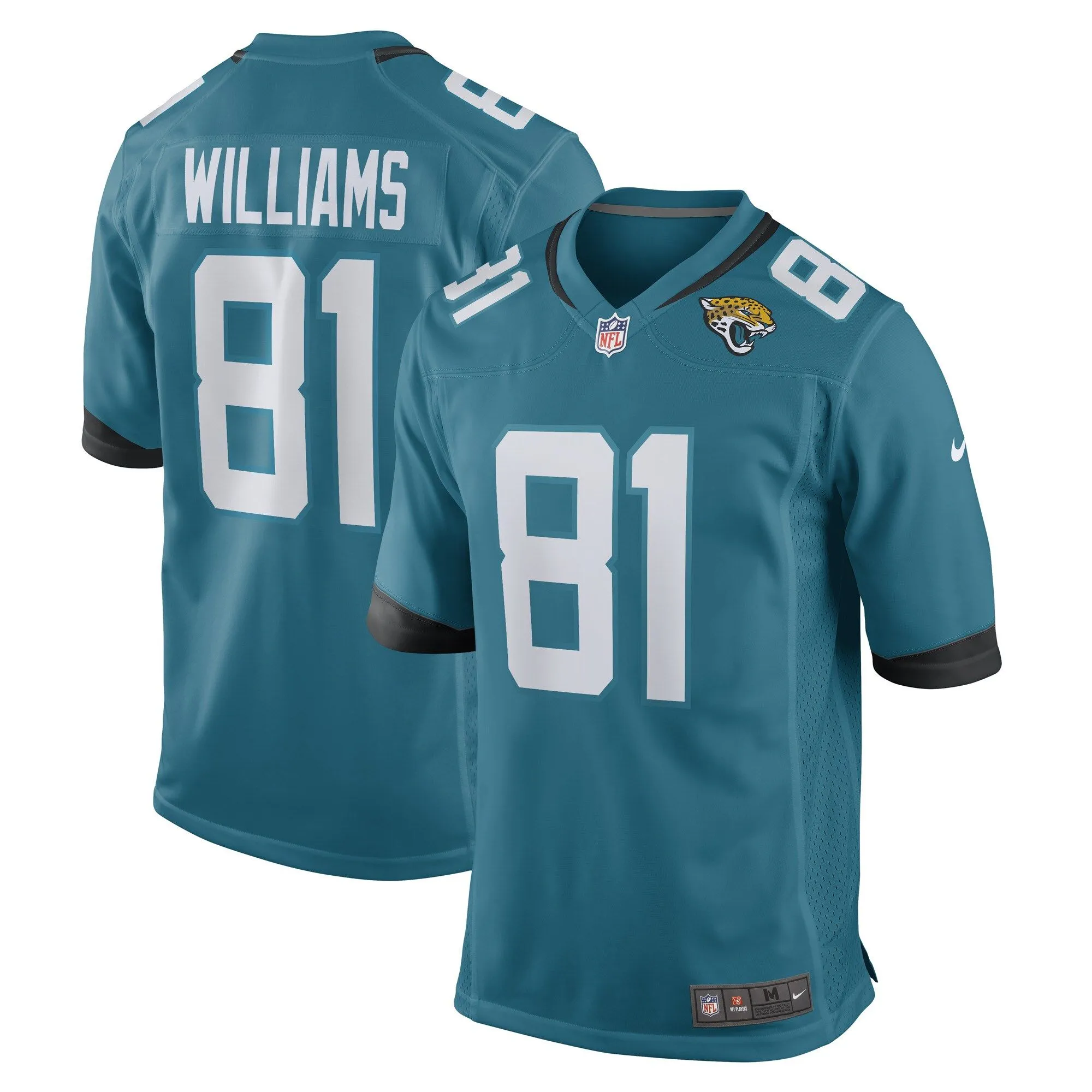 Seth Williams Jacksonville Jaguars  Game Player Jersey - Teal