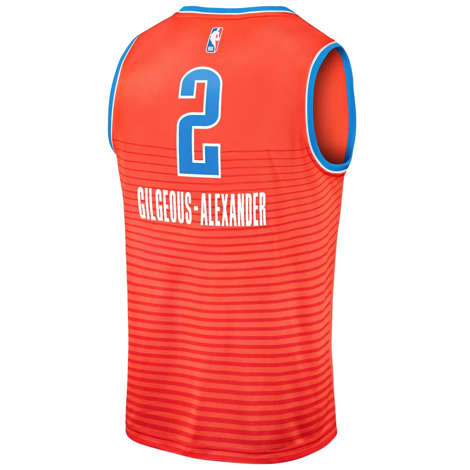 Shai Gilgeous-Alexander Oklahoma City Thunder Fanatics Branded Fast Break Player Jersey - Statement Edition - Orange