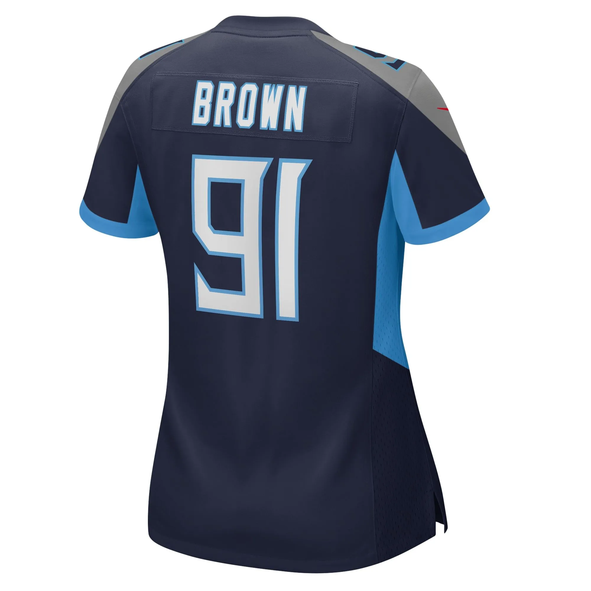 Shakel Brown Tennessee Titans  Women's  Game Jersey -  Navy