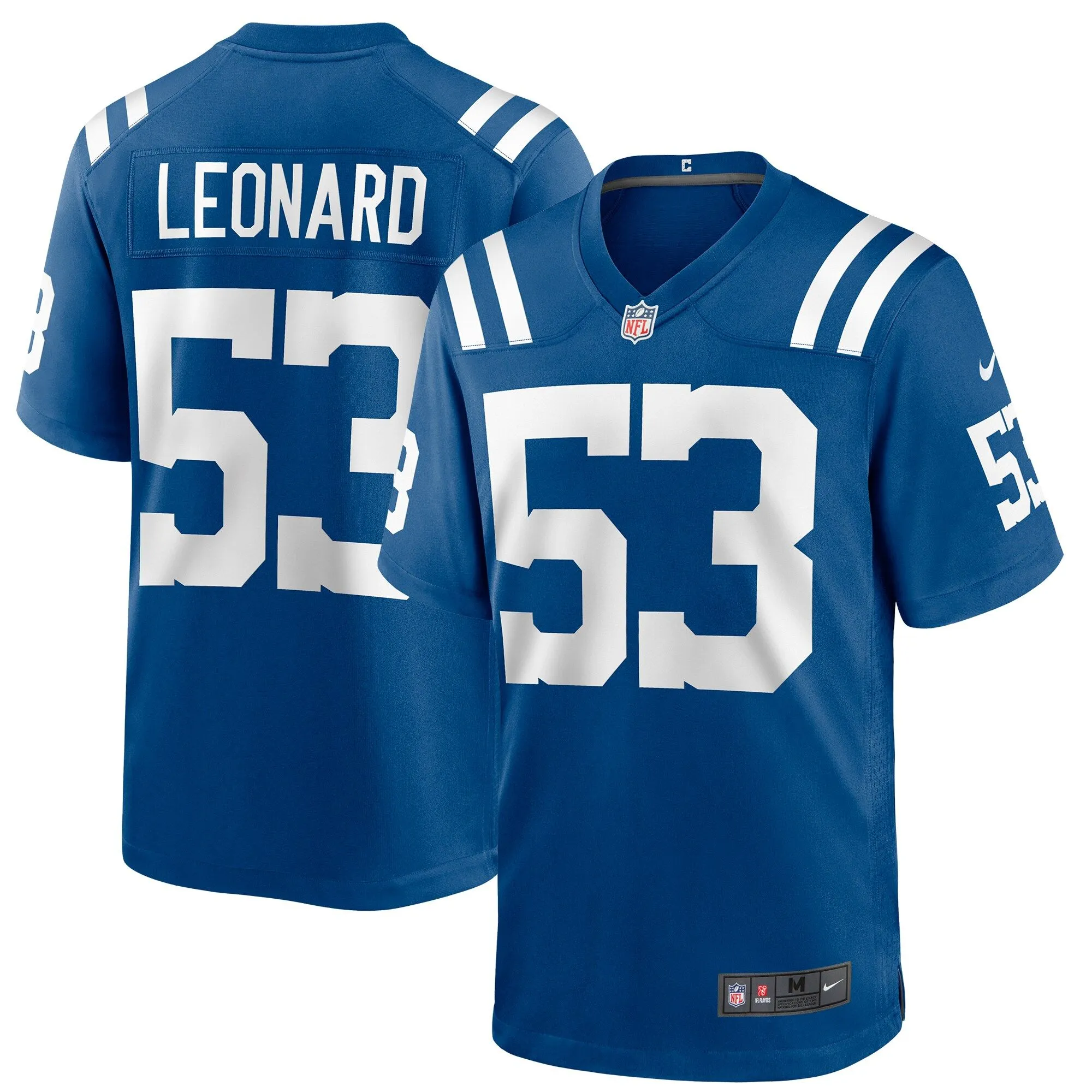 Shaquille Leonard Indianapolis Colts  Game Jersey - Royal