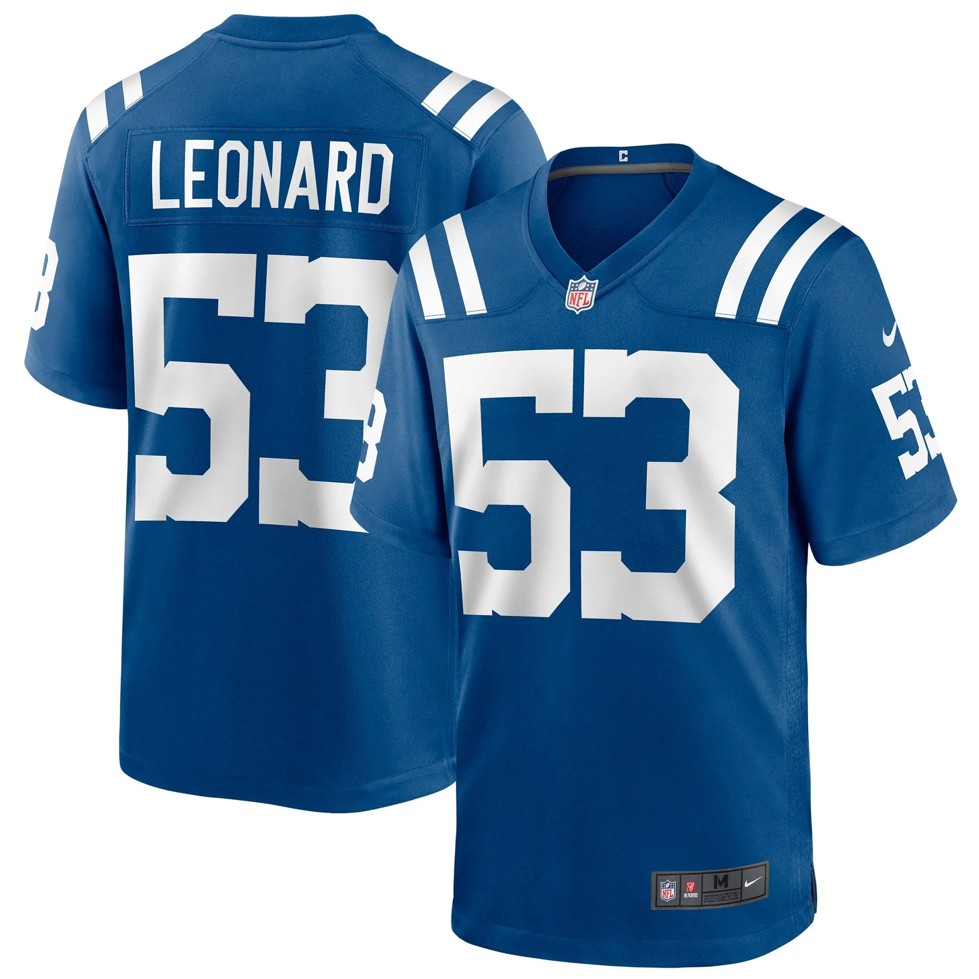 Shaquille Leonard Indianapolis Colts  Game Player Jersey - Royal