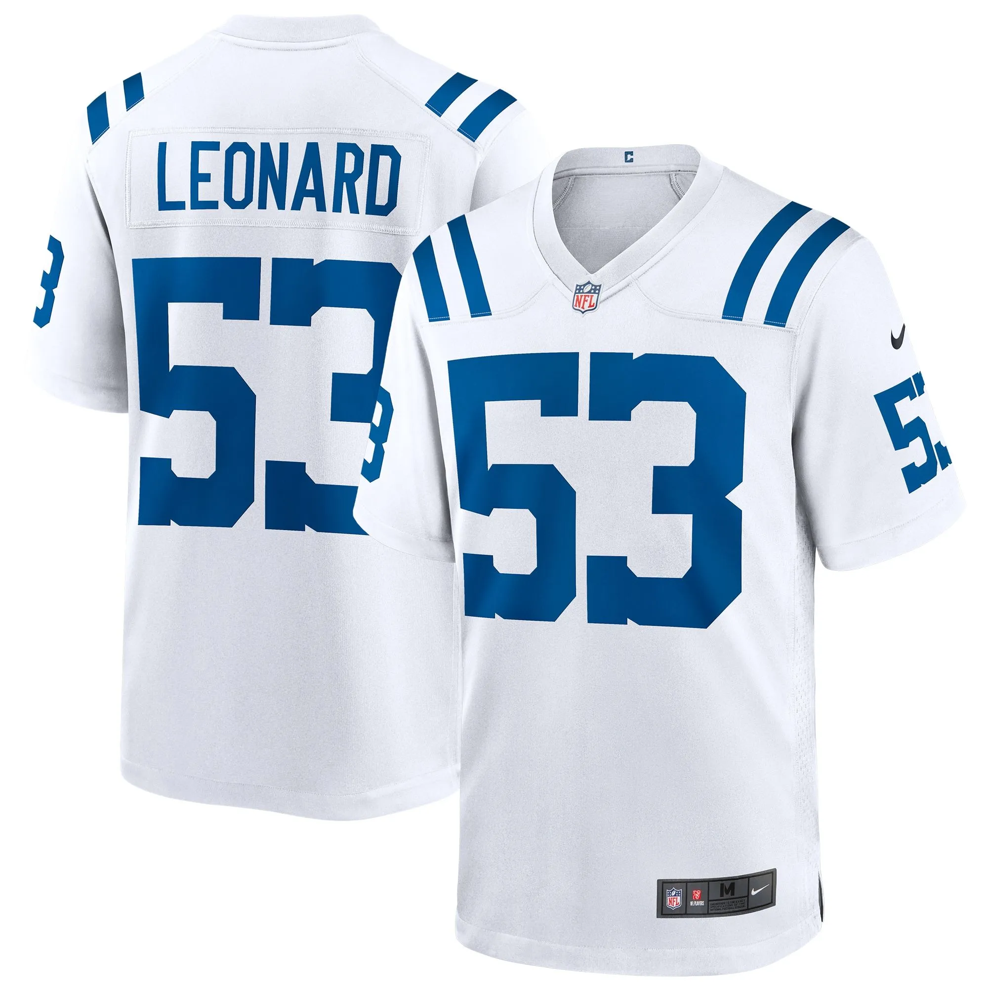 Shaquille Leonard Indianapolis Colts  Game Player Jersey - White