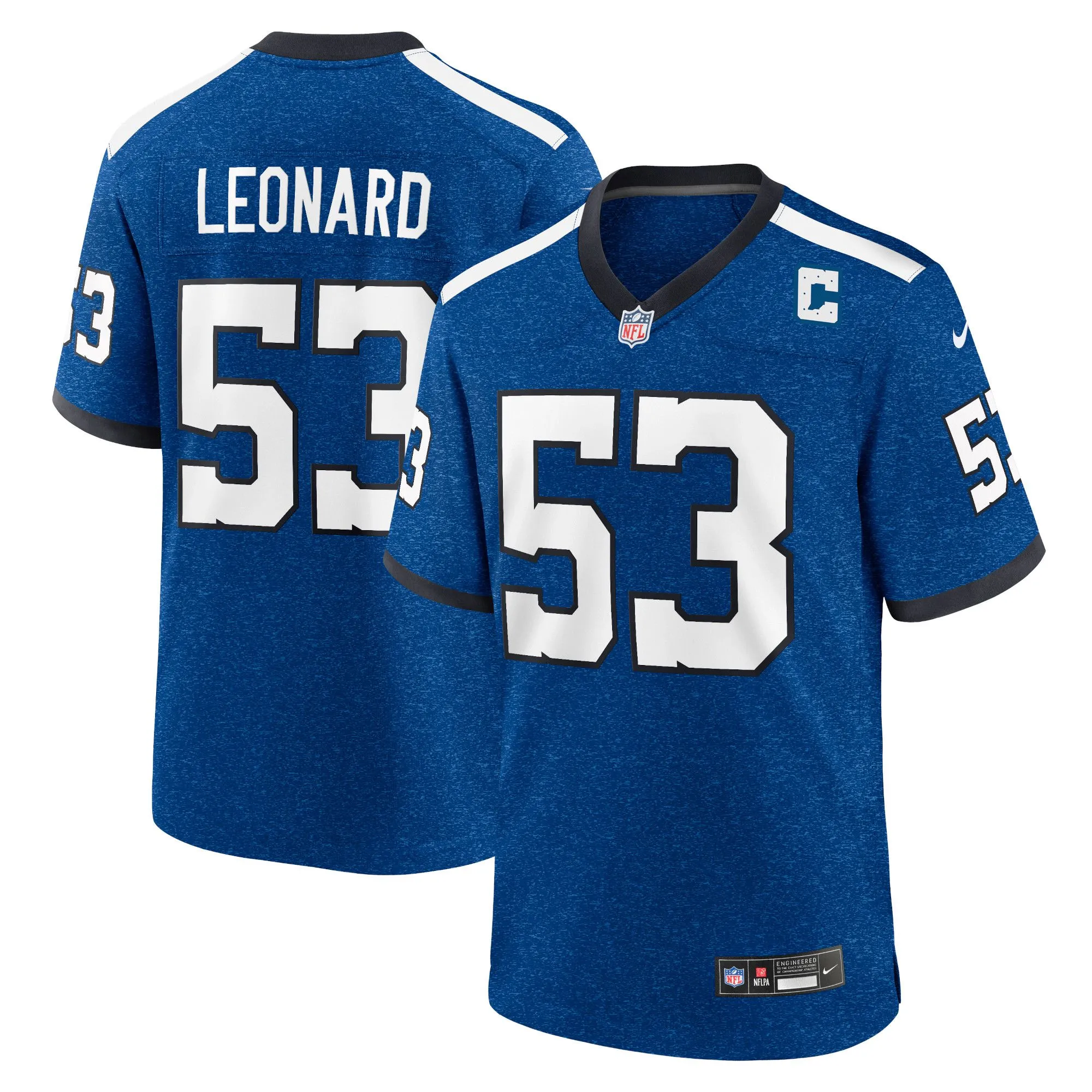 Shaquille Leonard Indianapolis Colts  Indiana Nights Alternate Game Jersey - Royal