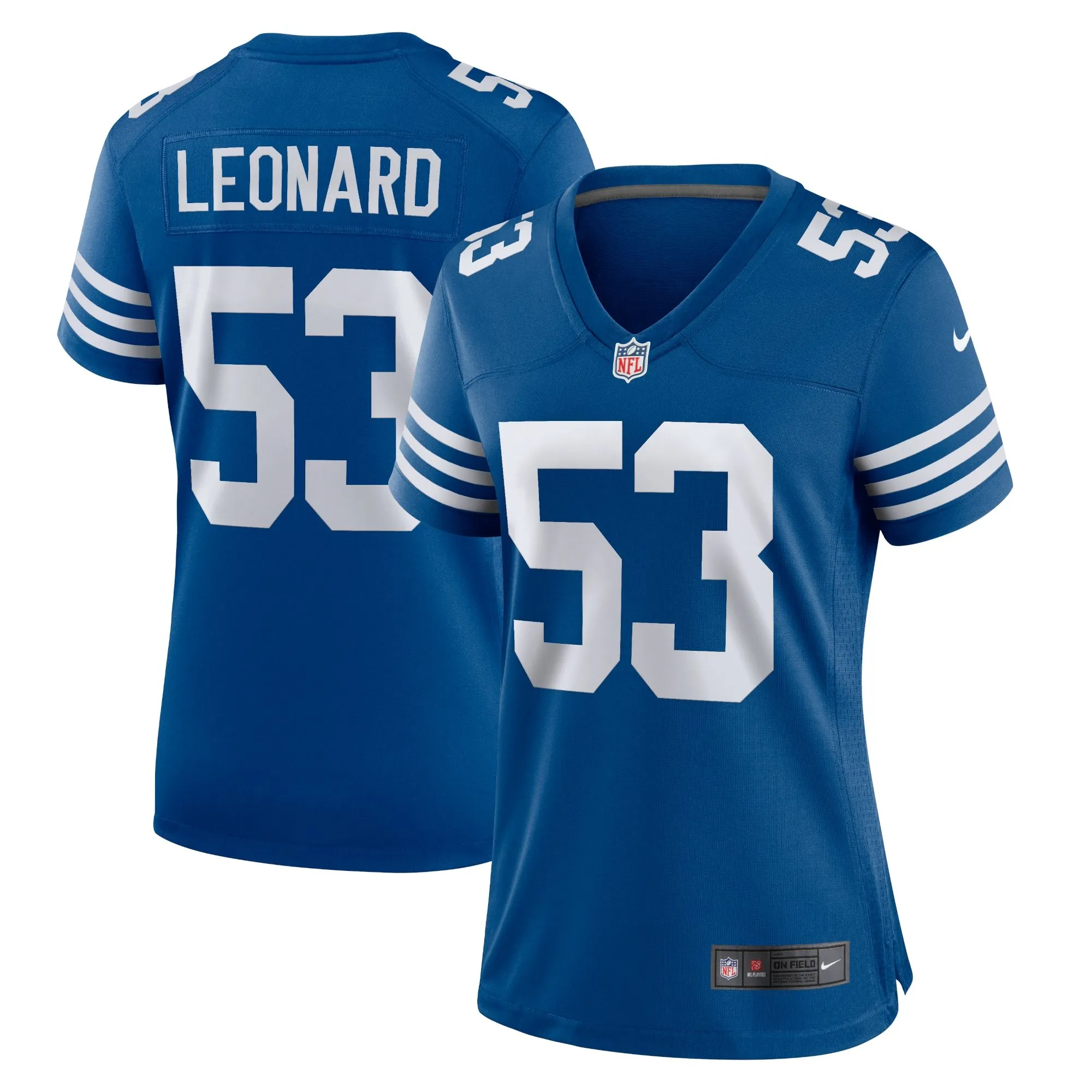 Shaquille Leonard Indianapolis Colts  Women's Alternate Game Jersey - Royal