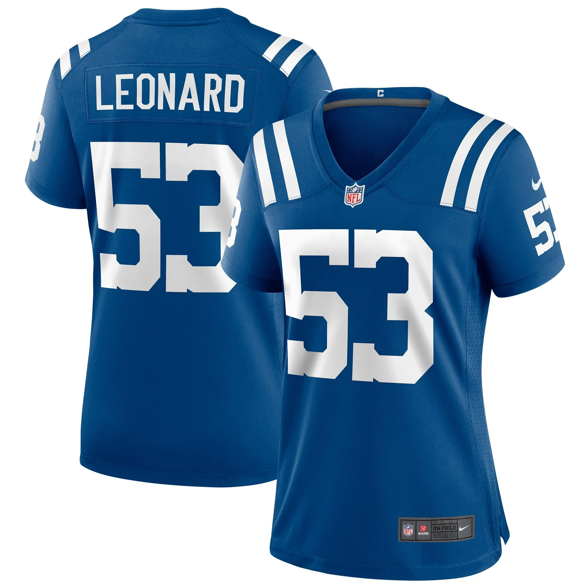 Shaquille Leonard Indianapolis Colts  Women's Player Game Jersey - Royal