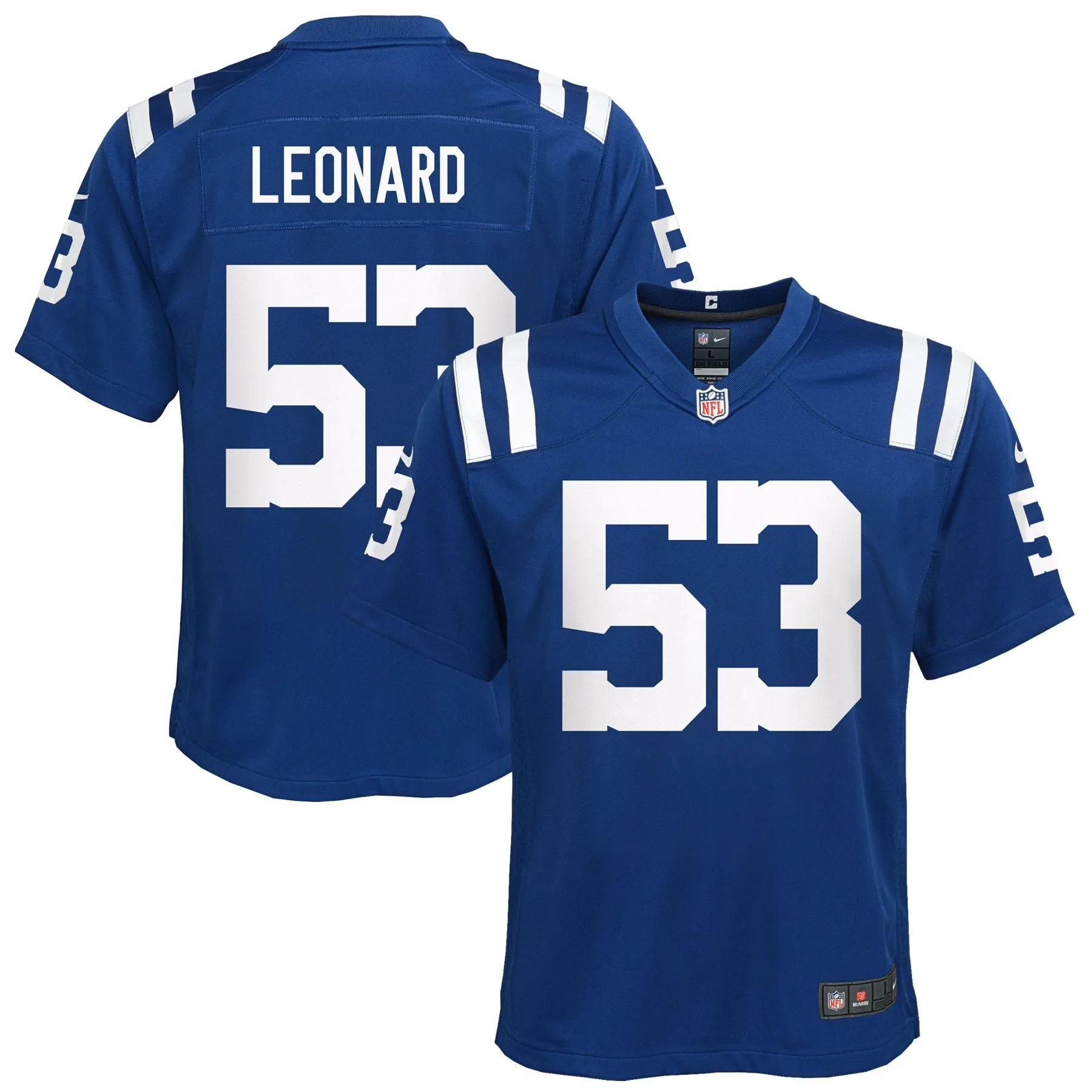 Shaquille Leonard Indianapolis Colts  Youth Game Jersey - Royal