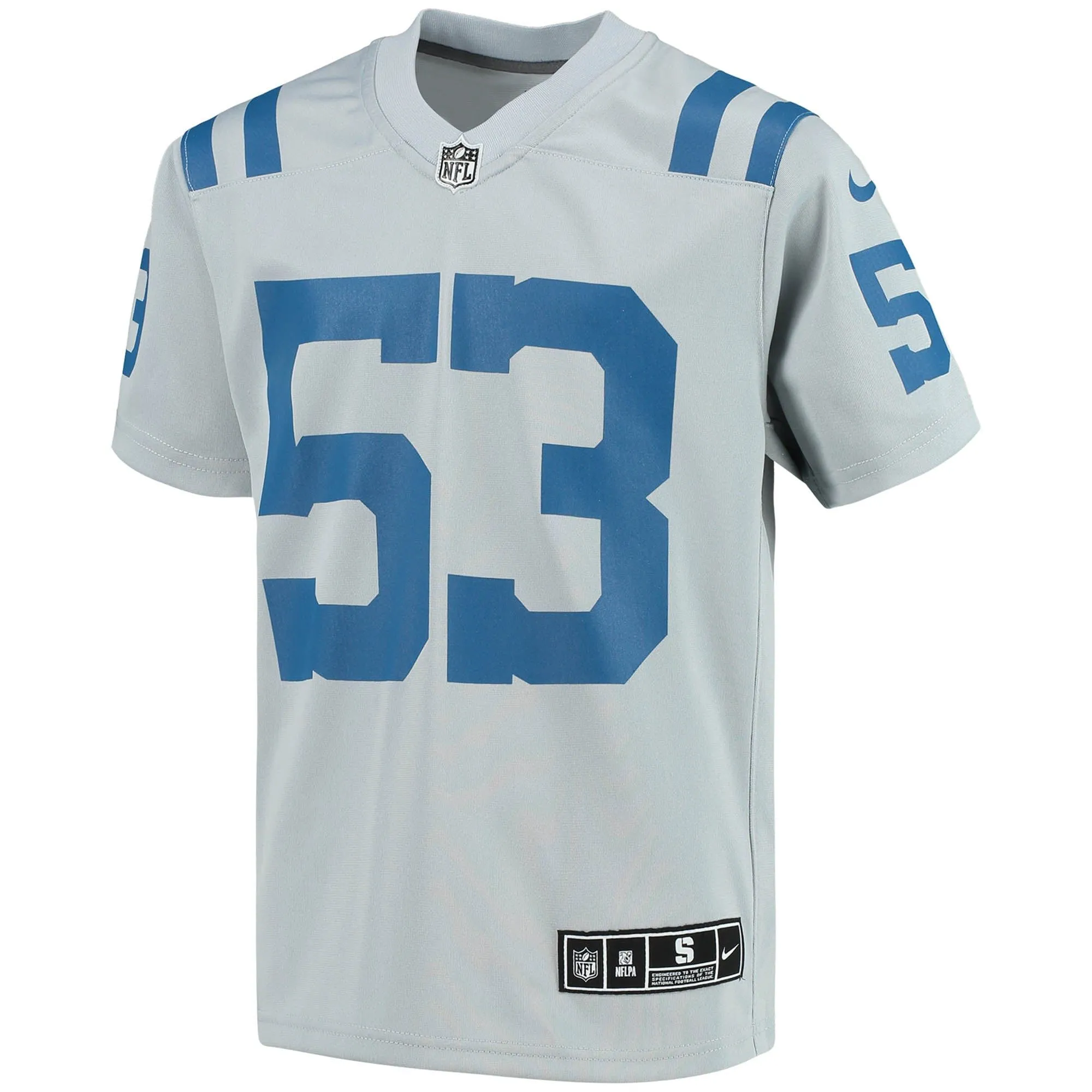 Shaquille Leonard Indianapolis Colts  Youth Inverted Team Game Jersey - Gray