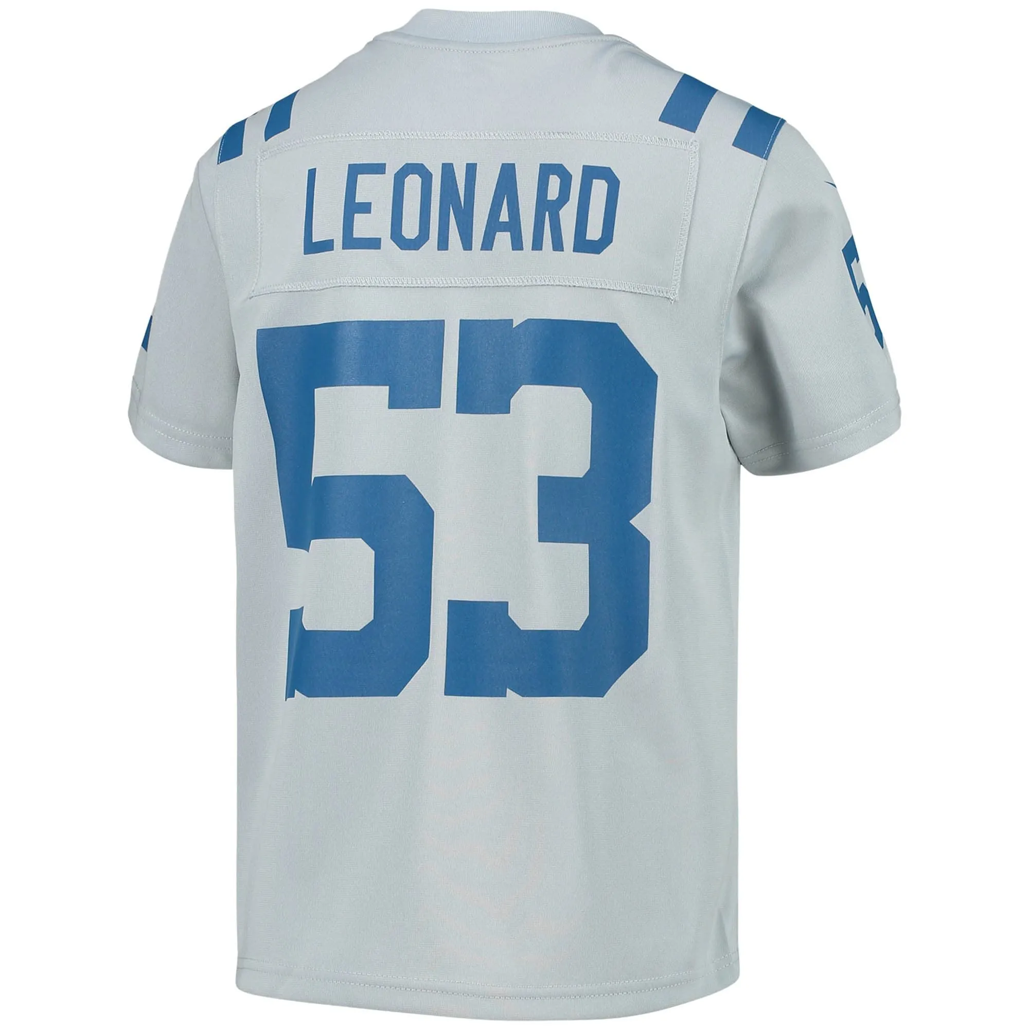 Shaquille Leonard Indianapolis Colts  Youth Inverted Team Game Jersey - Gray