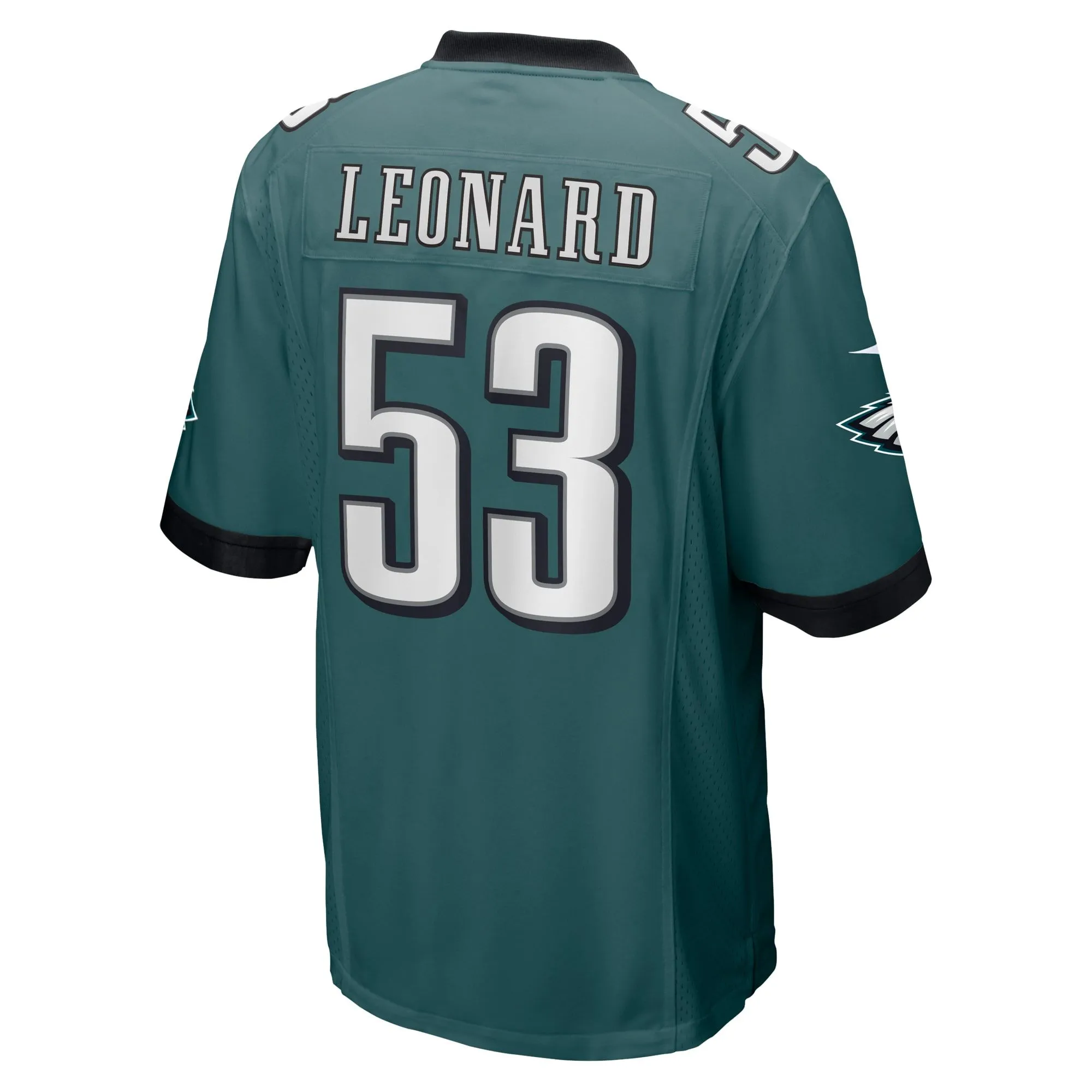 Shaquille Leonard Philadelphia Eagles   Game Jersey - Midnight Green