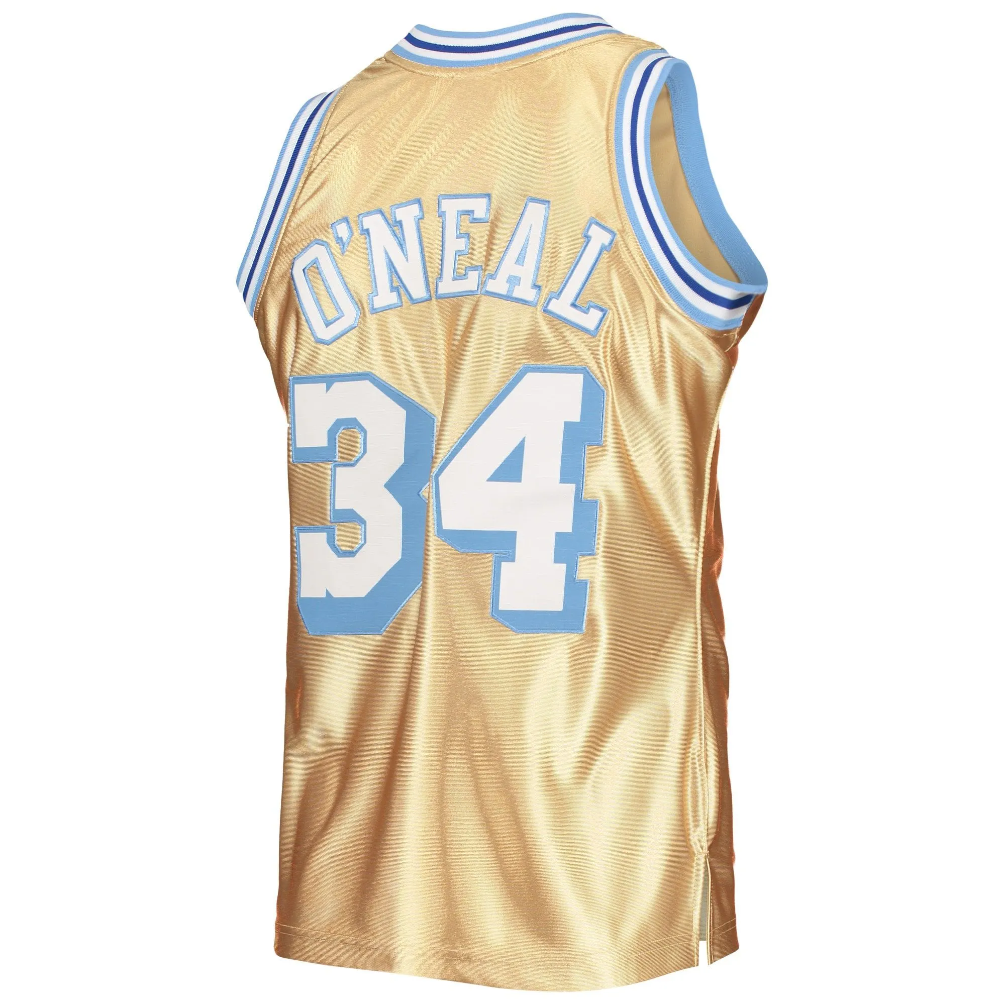 Shaquille O'Neal Los Angeles Lakers Mitchell & Ness 75th Anniversary 1996/97 Hardwood Classics Swingman Jersey - Gold