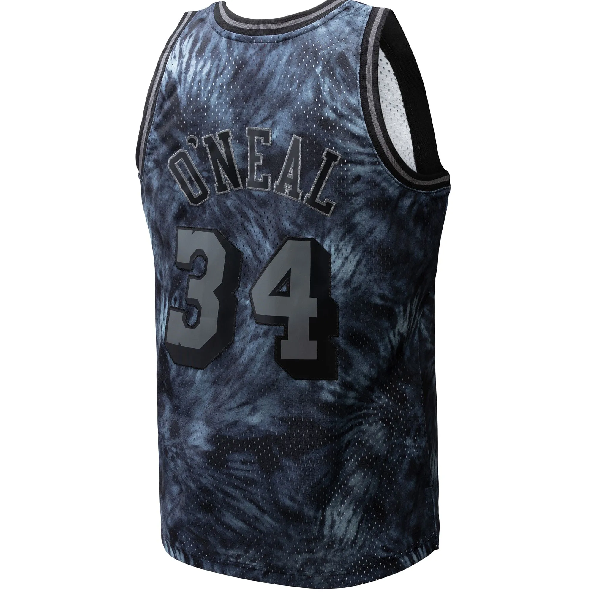 Shaquille O'Neal Los Angeles Lakers Mitchell & Ness Hardwood Classics 1996/97 Tie-Dye Swingman Jersey - Black