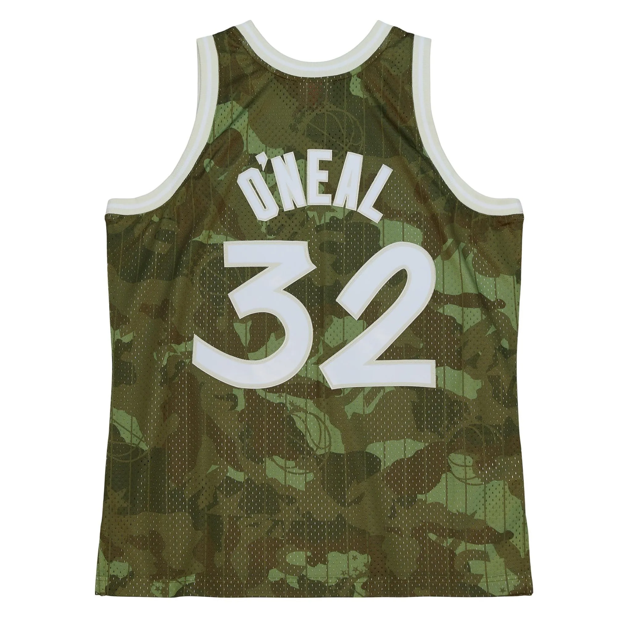 Shaquille O'Neal Orlando Magic Mitchell & Ness Hardwood Classics 1994/95 Ghost Green Swingman Jersey - Camo