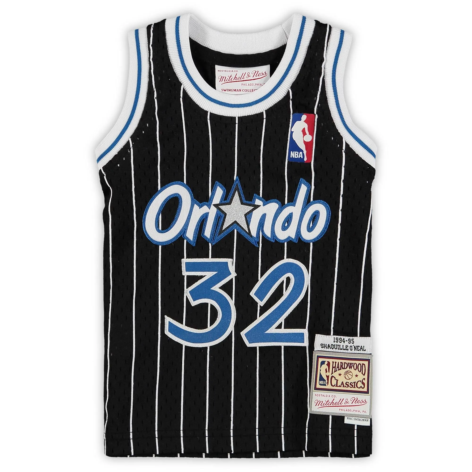 Shaquille O'Neal Orlando Magic Mitchell & Ness Infant 1994/95 Hardwood Classics Retired Player Jersey - Black