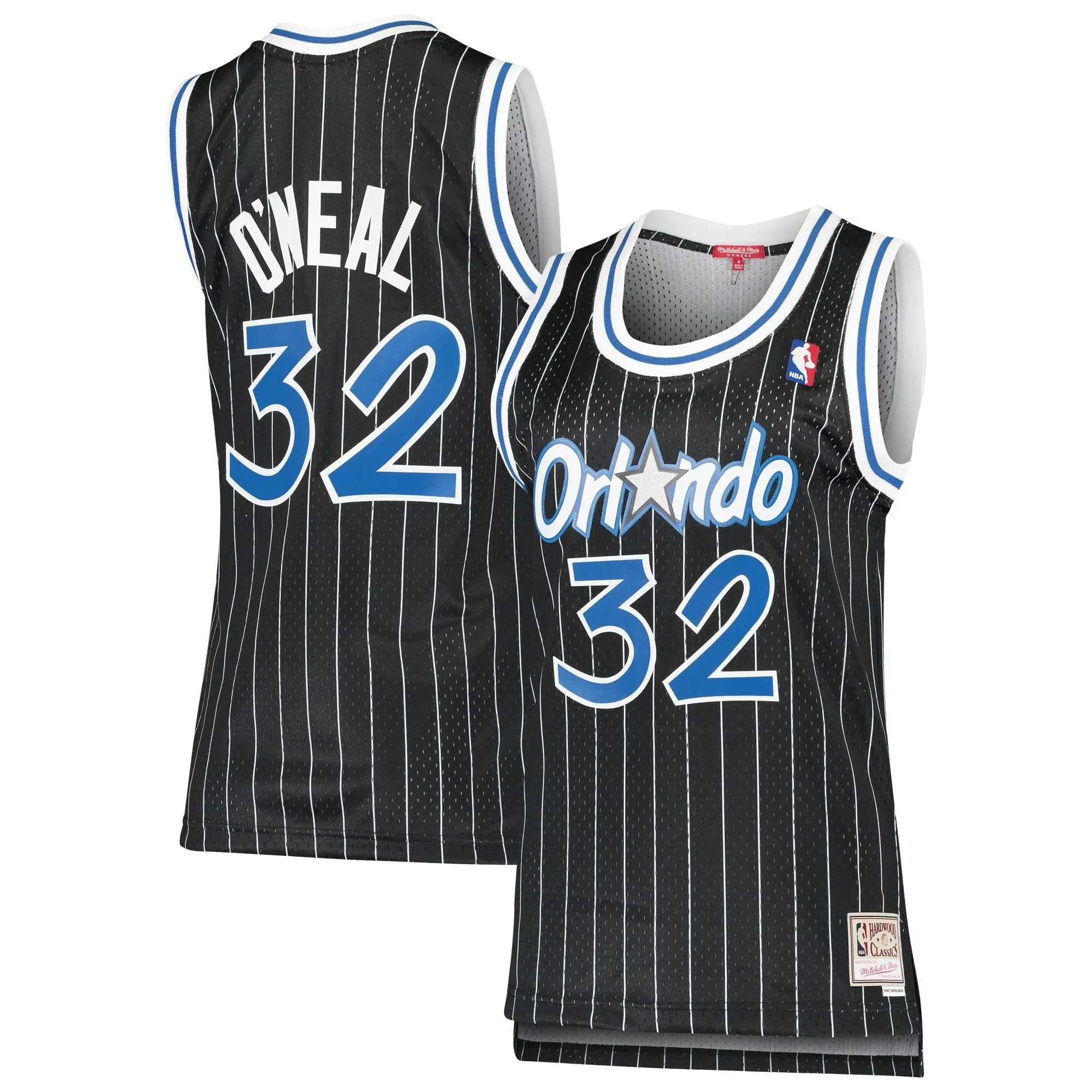 Shaquille O'Neal Orlando Magic Mitchell & Ness Women's 1995/96 Hardwood Classics Swingman Jersey - Black