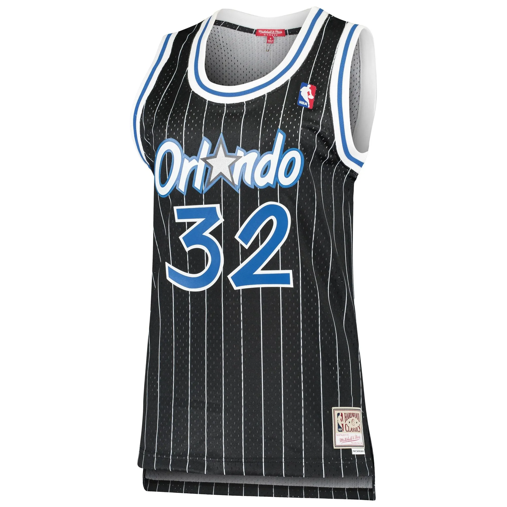 Shaquille O'Neal Orlando Magic Mitchell & Ness Women's 1995/96 Hardwood Classics Swingman Jersey - Black