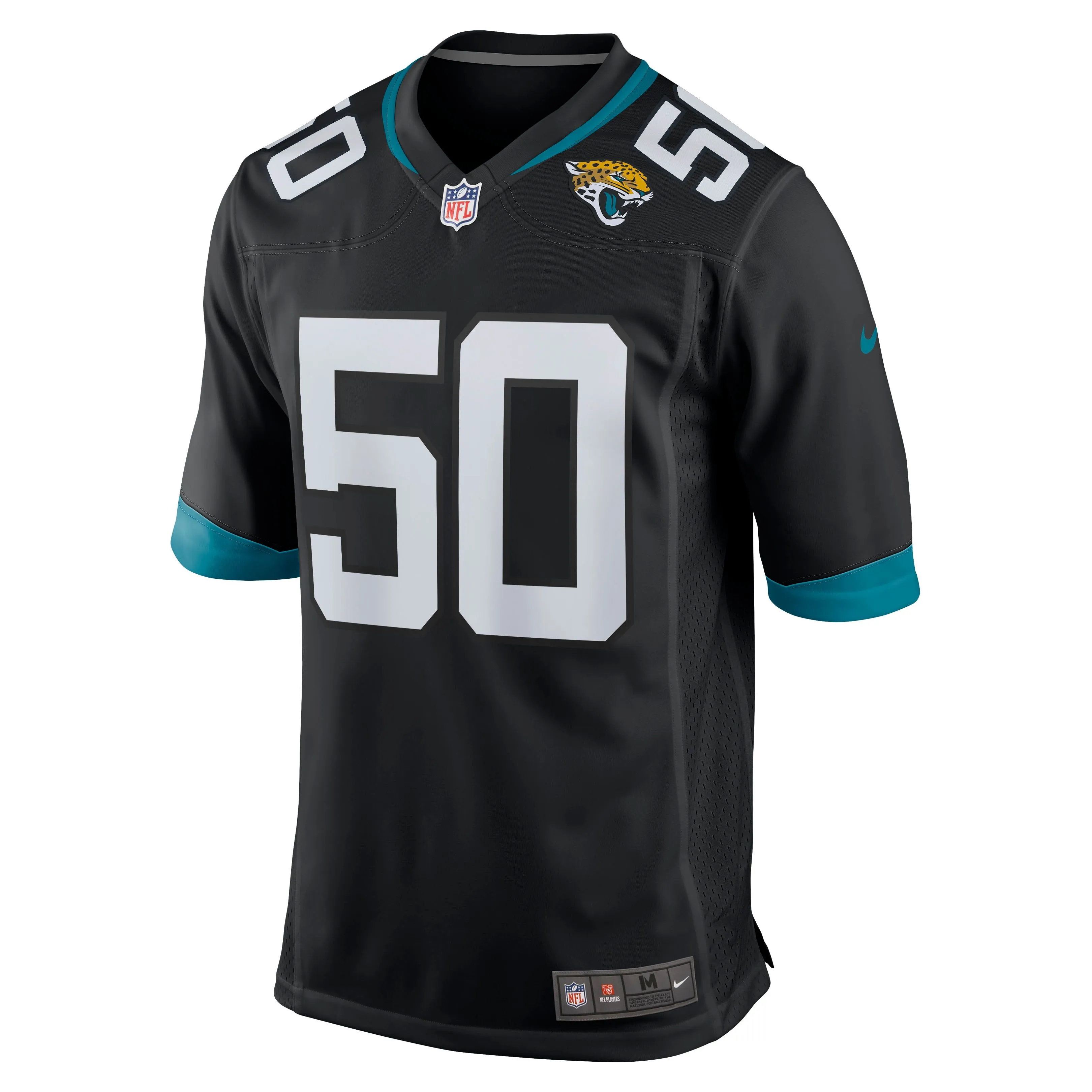 Shaquille Quarterman Jacksonville Jaguars  Game Jersey - Black