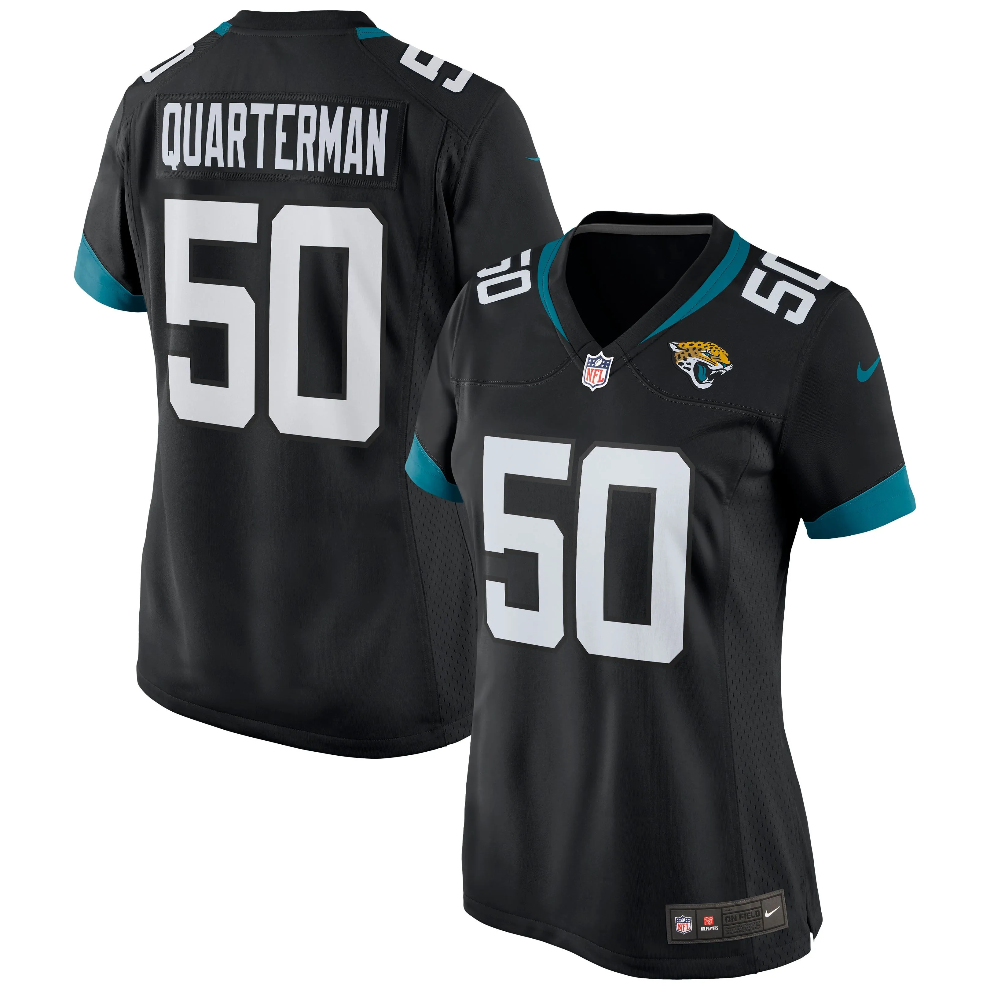 Shaquille Quarterman Jacksonville Jaguars  Women's Game Jersey - Black