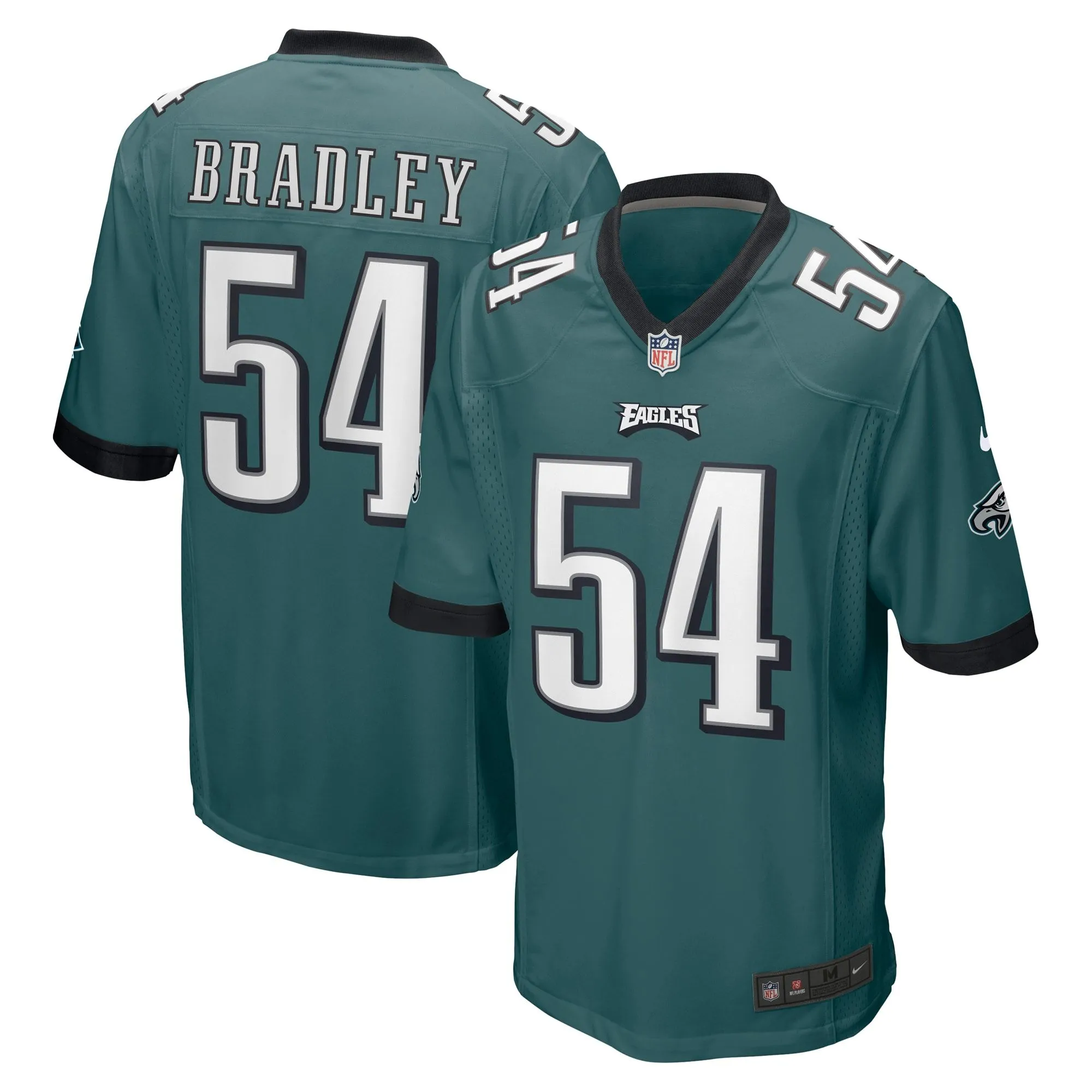 Shaun Bradley Philadelphia Eagles  Game Jersey - Midnight Green