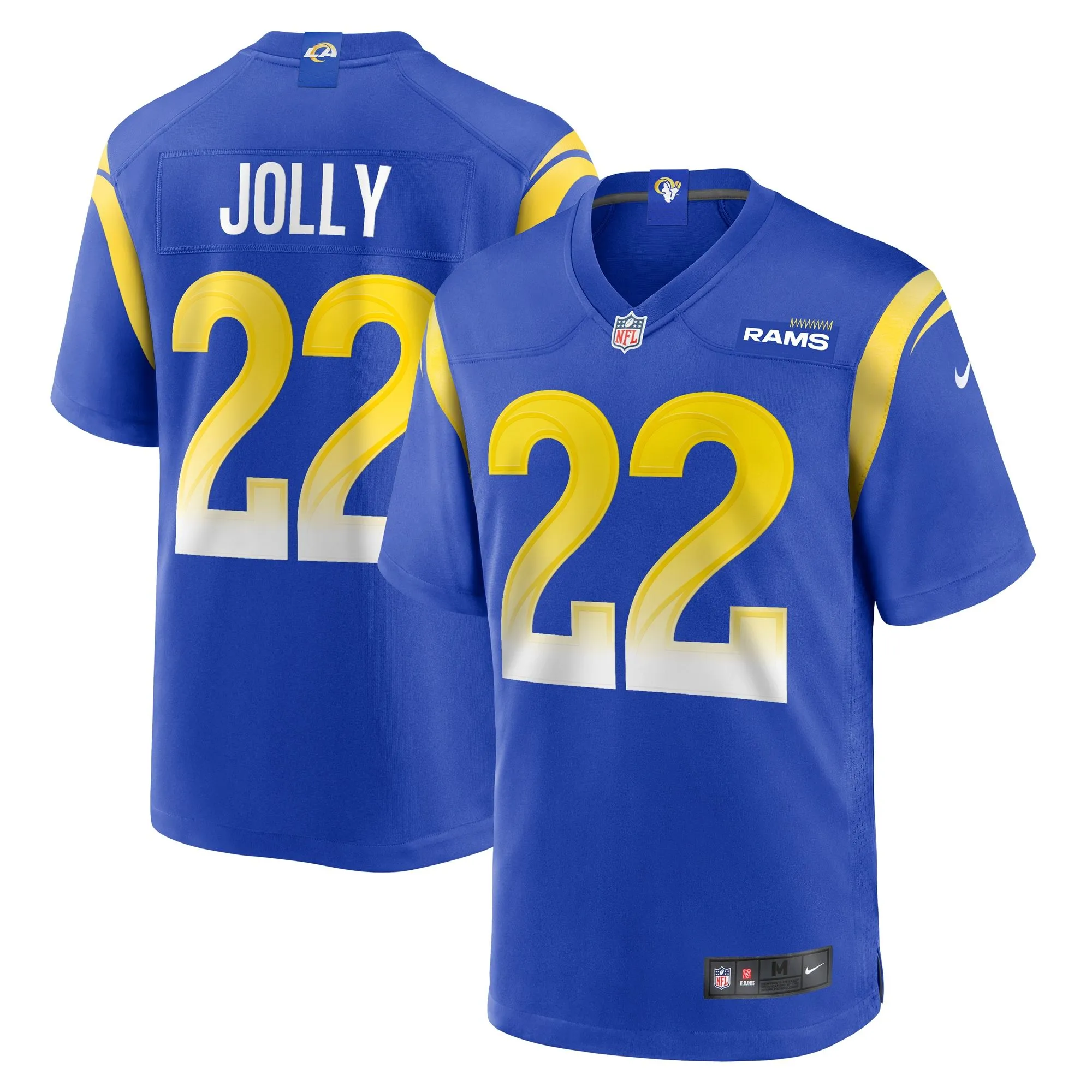 Shaun Jolly Los Angeles Rams  Home Game Jersey - Royal