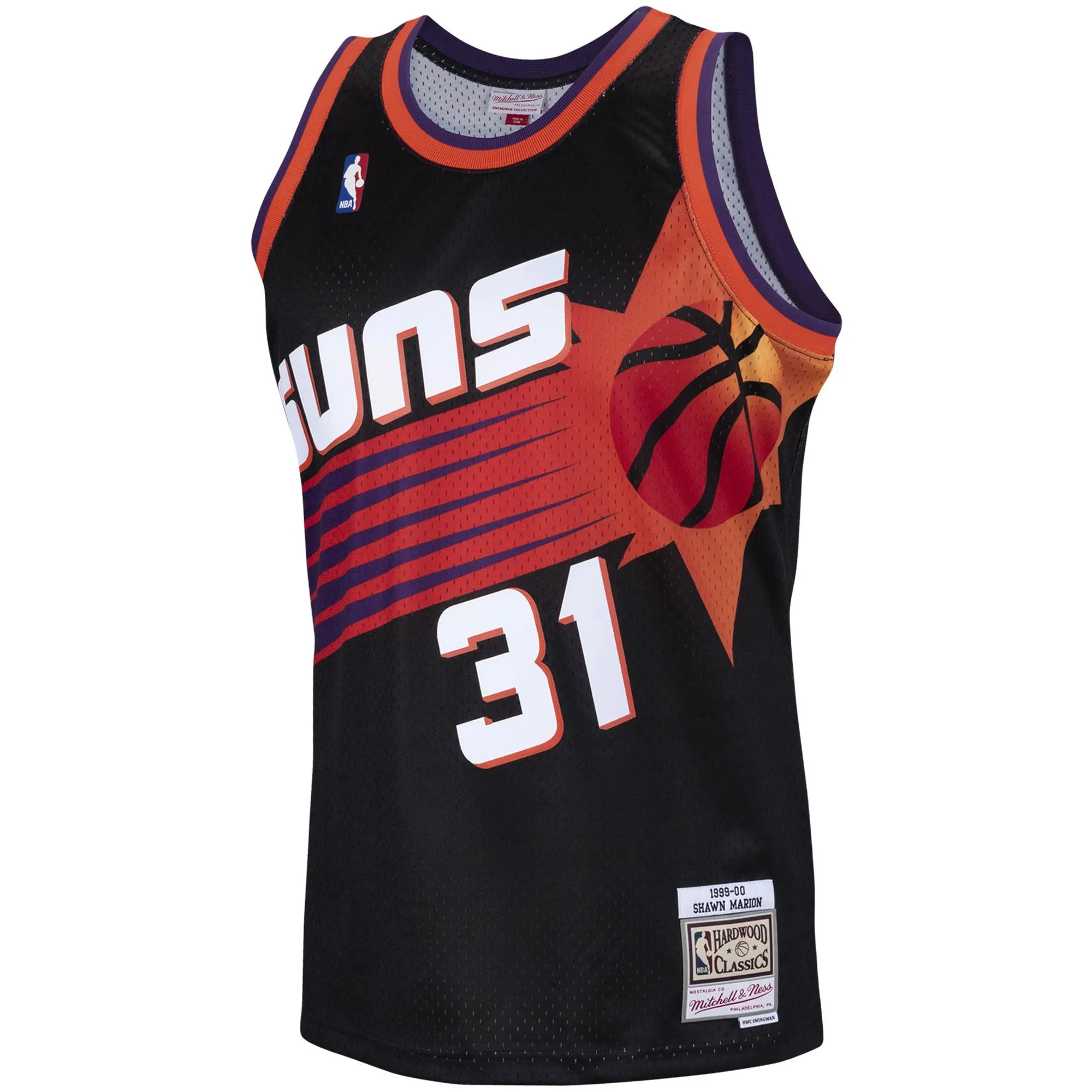 Shawn Marion Phoenix Suns Mitchell & Ness 1999/00 Hardwood Classics Swingman Jersey - Black