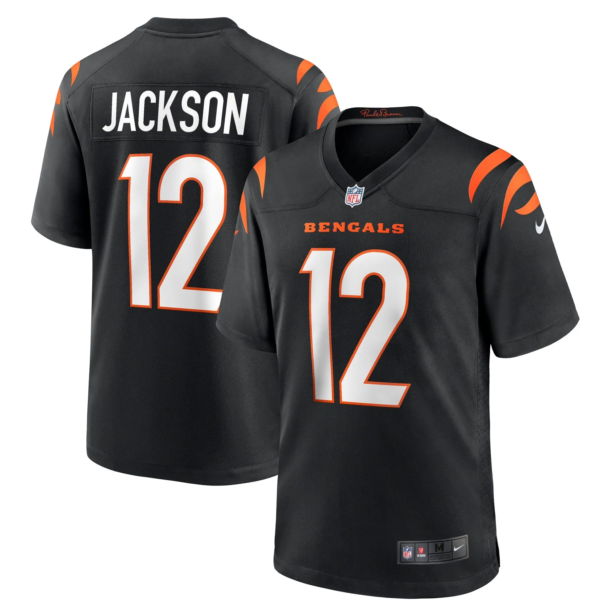 Shedrick Jackson Cincinnati Bengals  Team Game Jersey -  Black