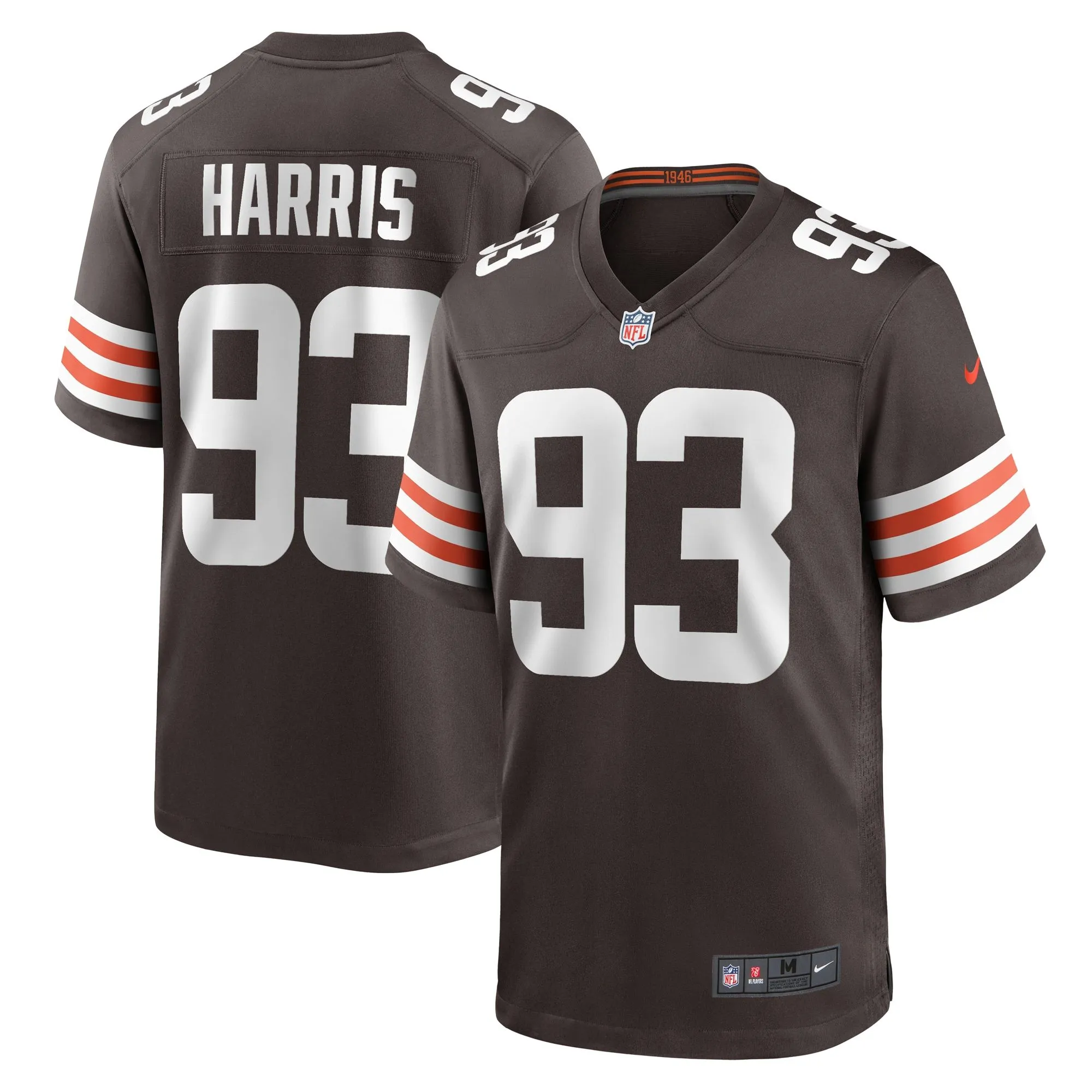 Shelby Harris Cleveland Browns  Team Game Jersey -  Brown