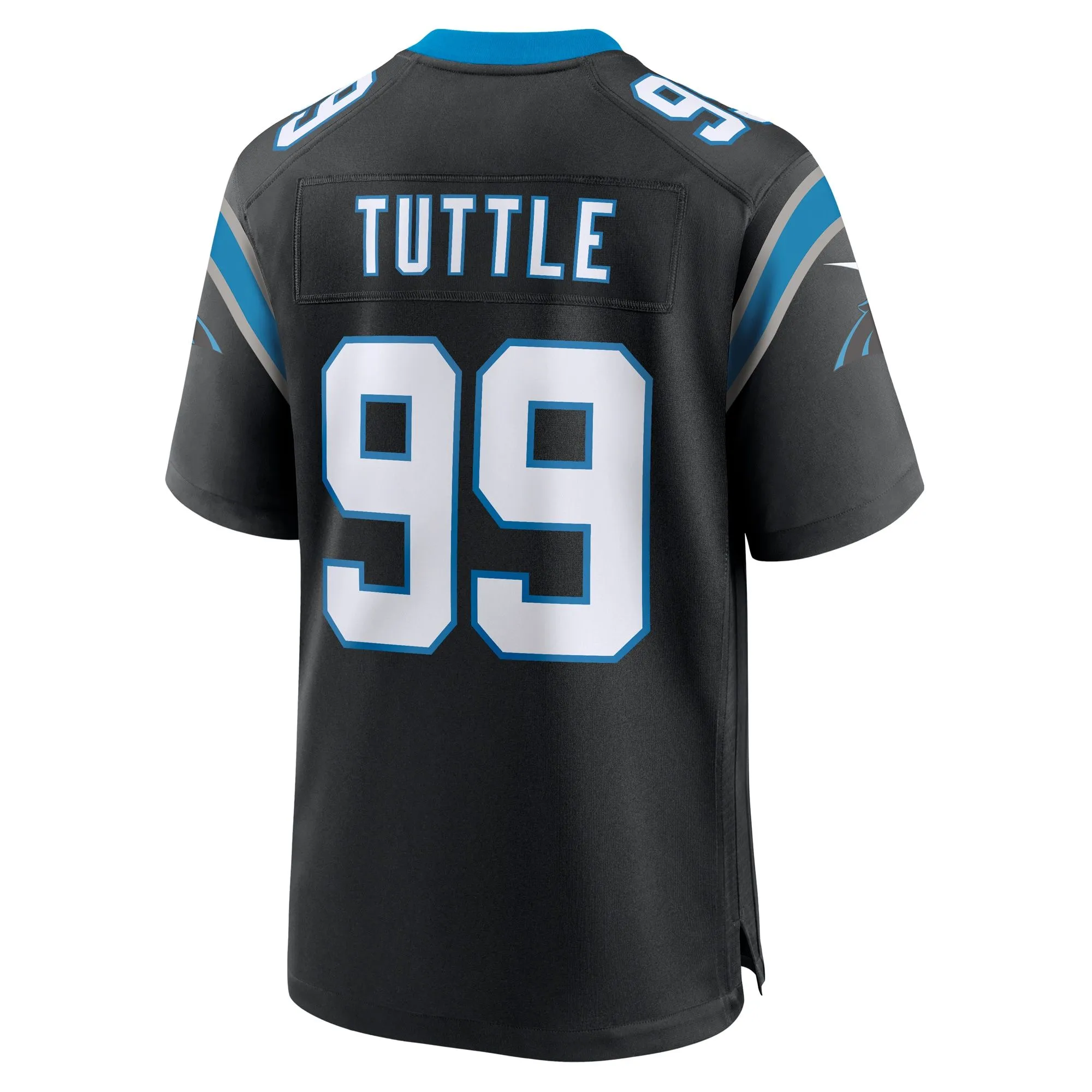 Shy Tuttle Carolina Panthers  Game Player Jersey - Black