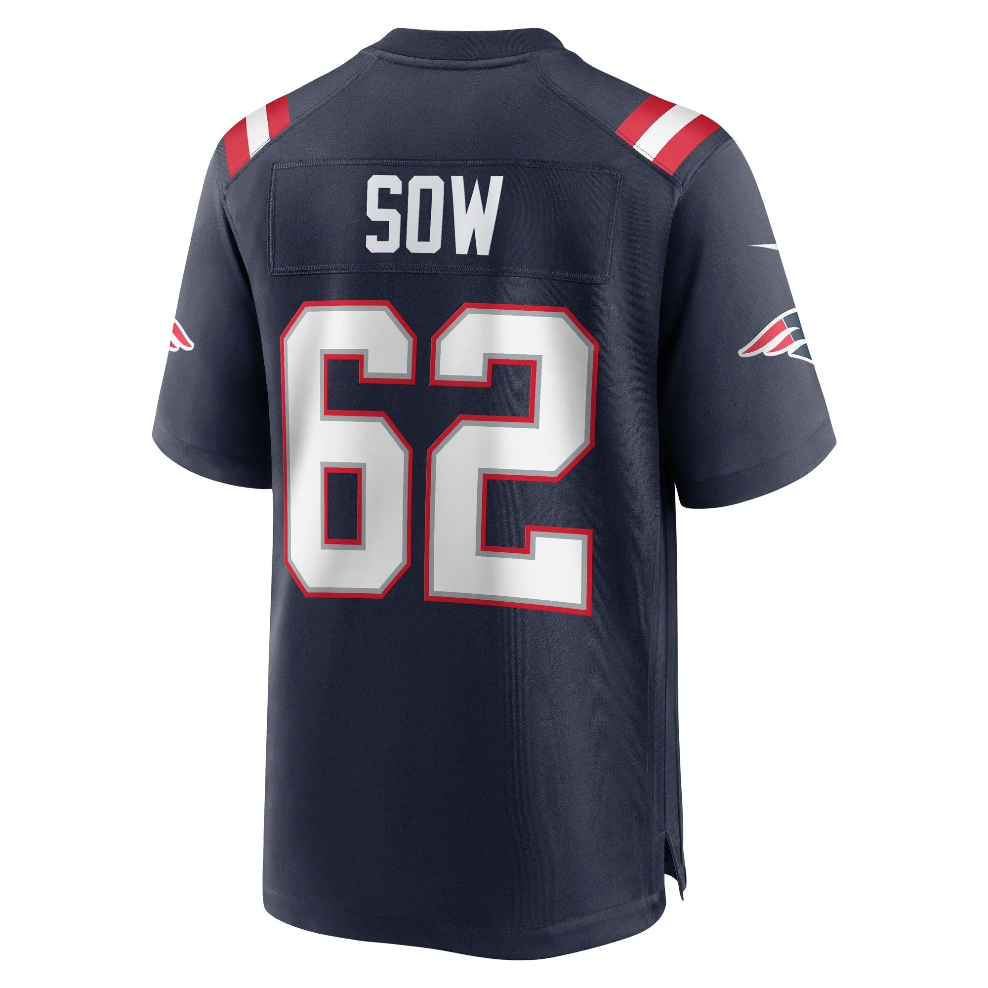 Sidy Sow New England Patriots  Team Game Jersey -  Navy