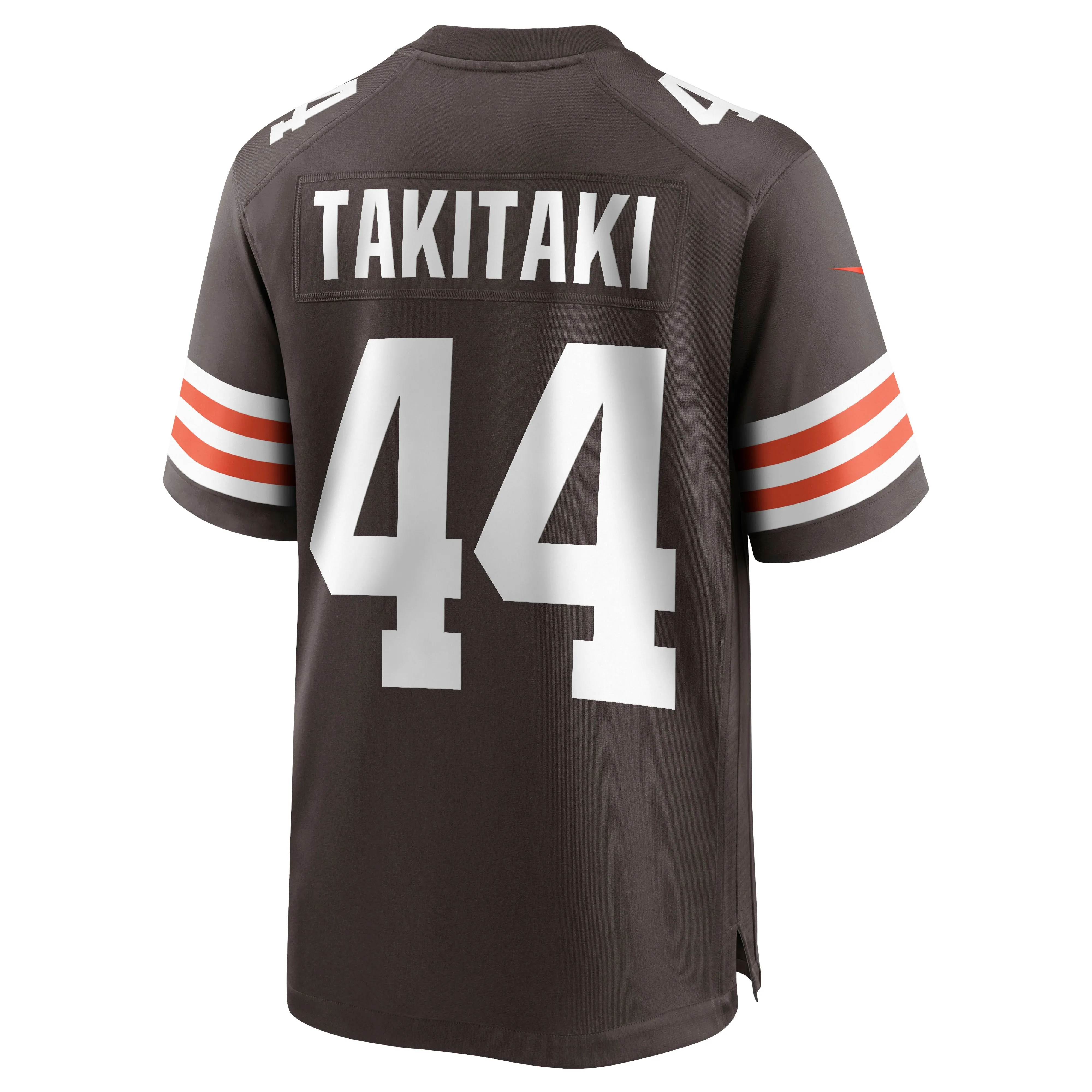 Sione Takitaki Cleveland Browns  Game Jersey - Brown