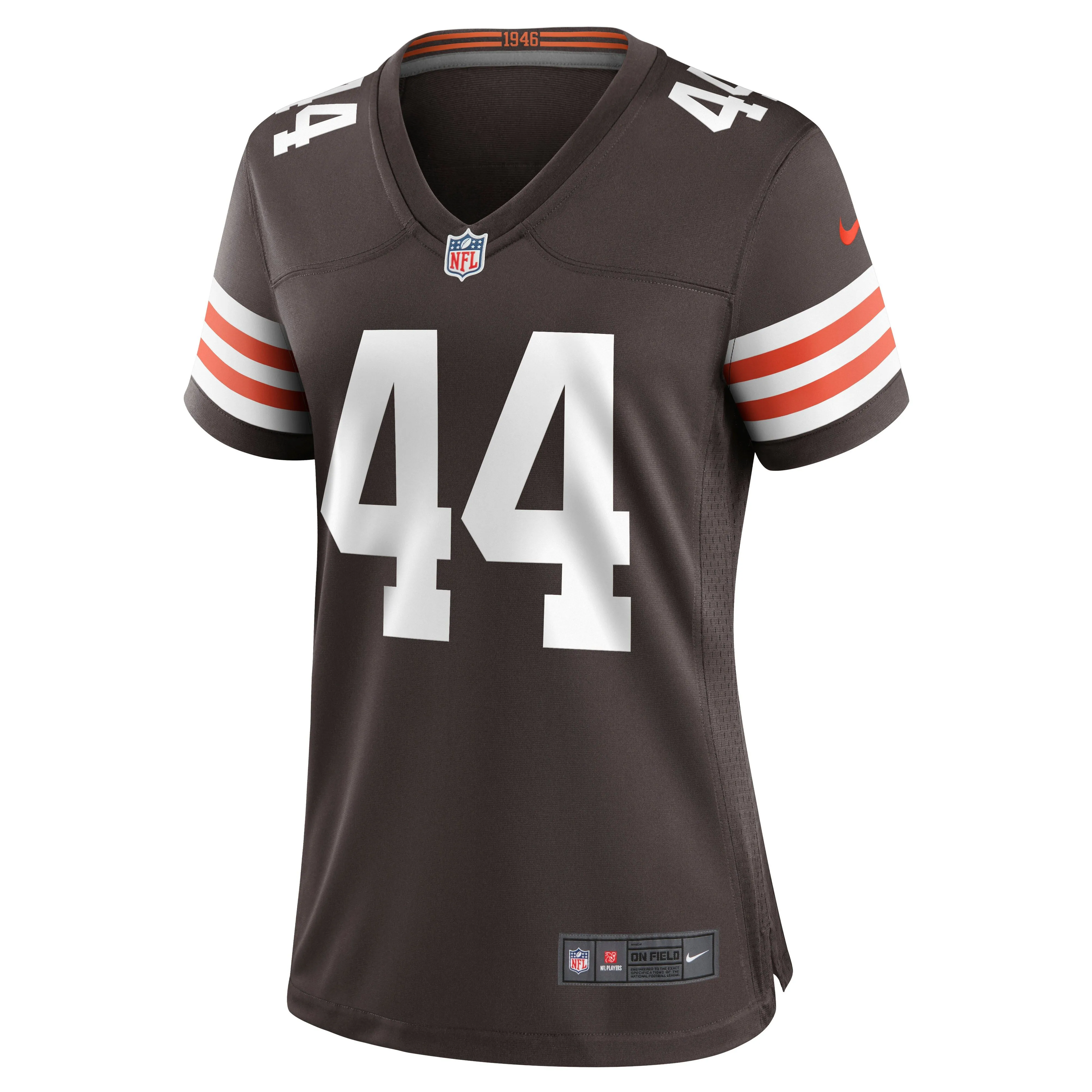 Sione Takitaki Cleveland Browns  Women's Game Jersey - Brown