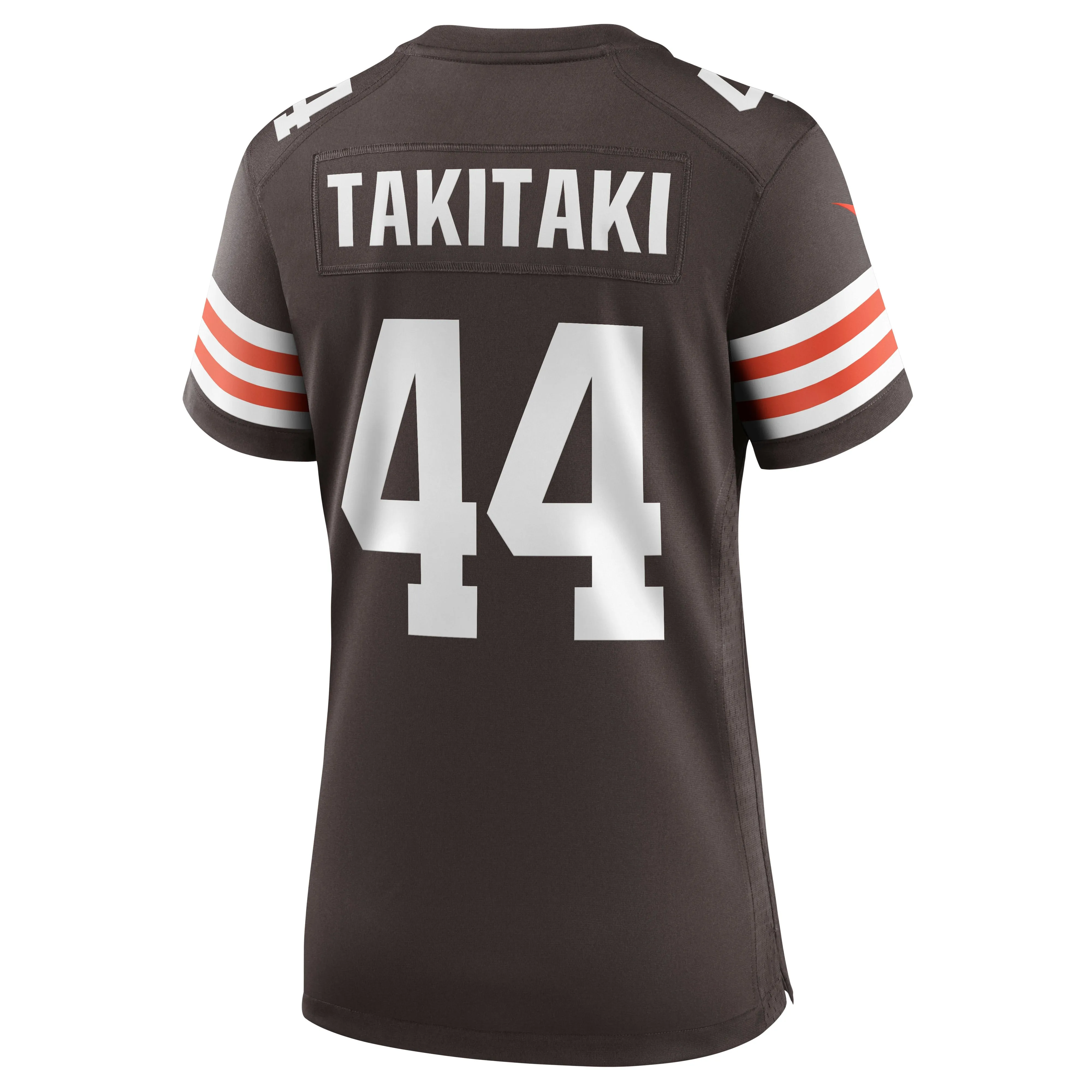 Sione Takitaki Cleveland Browns  Women's Game Jersey - Brown