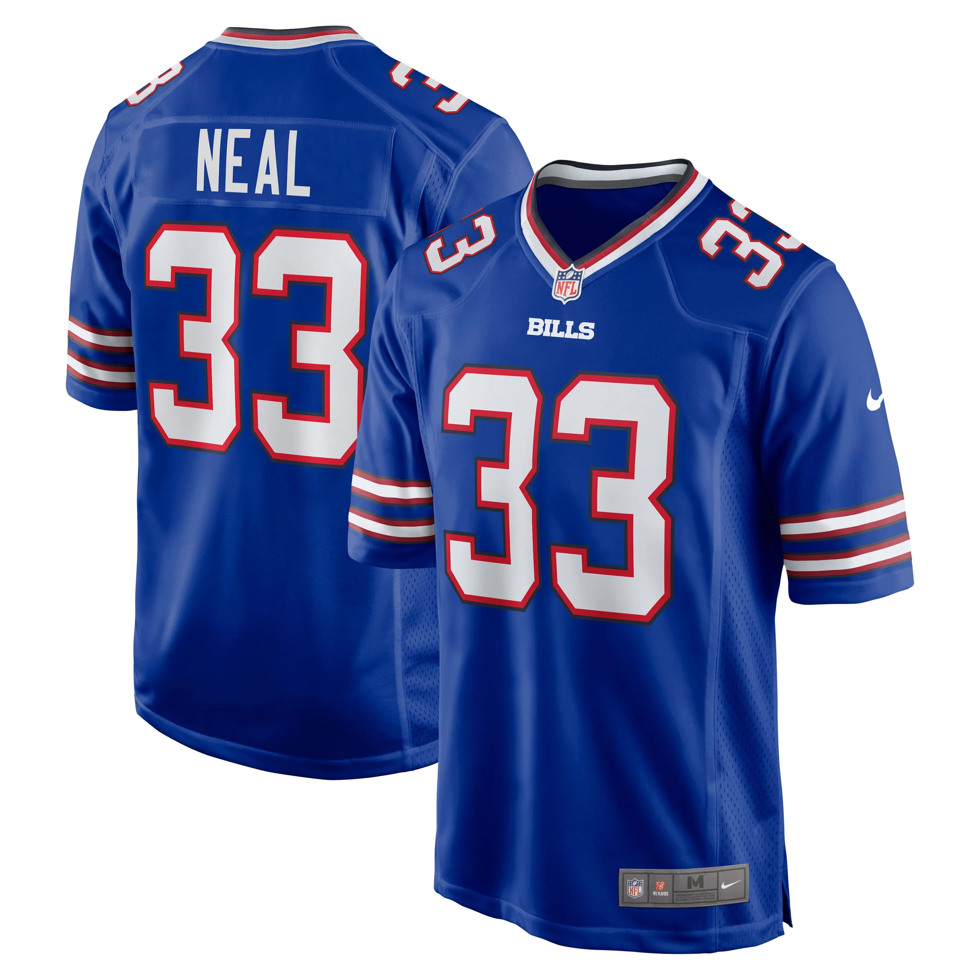 Siran Neal Buffalo Bills  Game Player Jersey - Royal